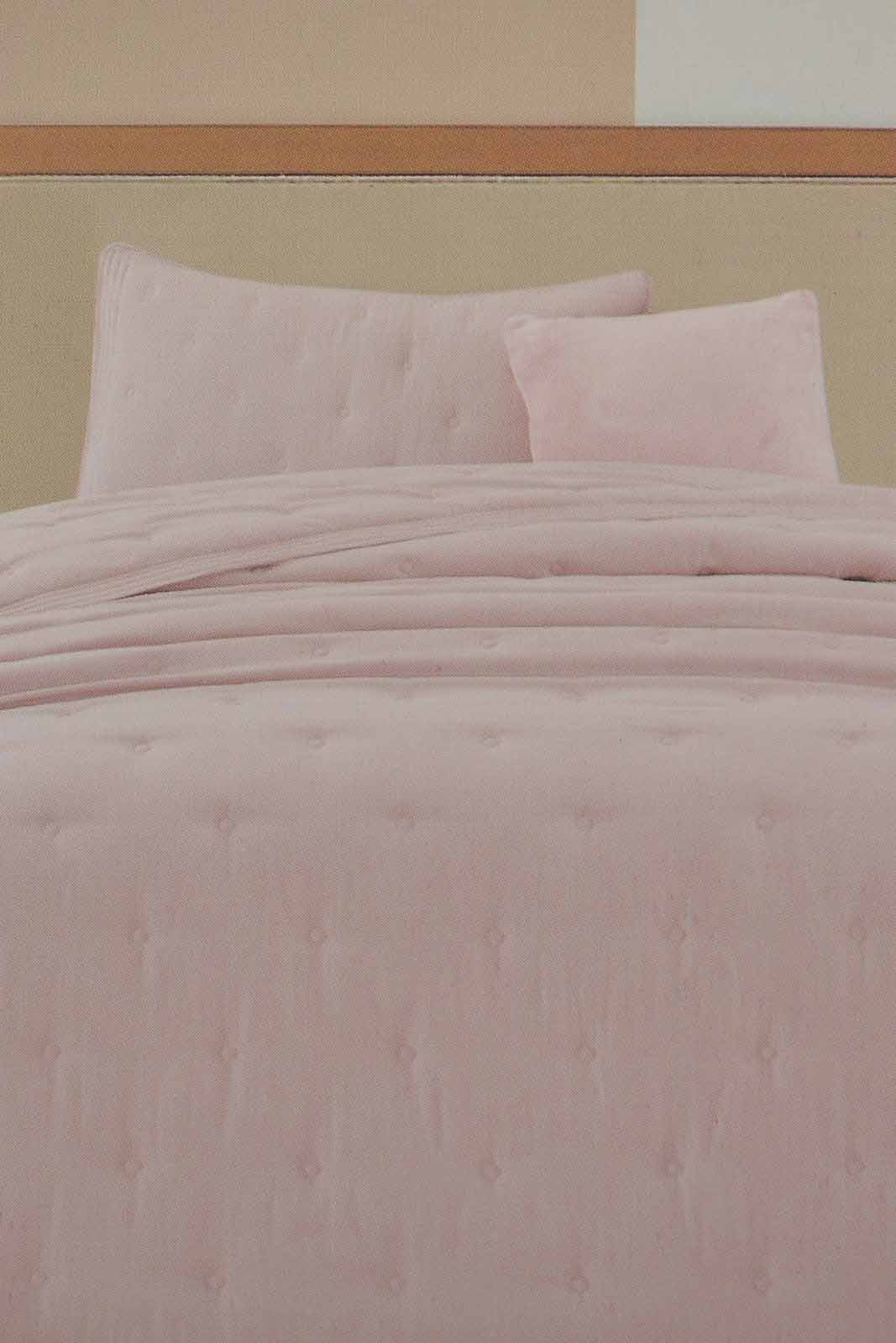 Redtag-Purple-Bedspread-Set-With-Dots-
(Single-Size)-Category:Bedspreads,-Colour:Purple,-Filter:Home-Bedroom,-HMW-BED-Bedspreads,-Non-Sale,-S22C,-Section:Homewares-Home-Bedroom-