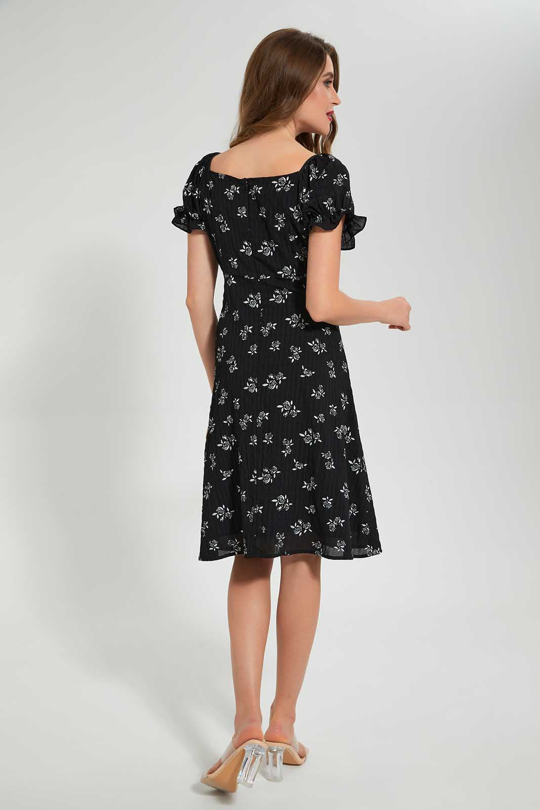 Redtag-Assorted-Dress-With-String-At-Front-Dresses-Women's-