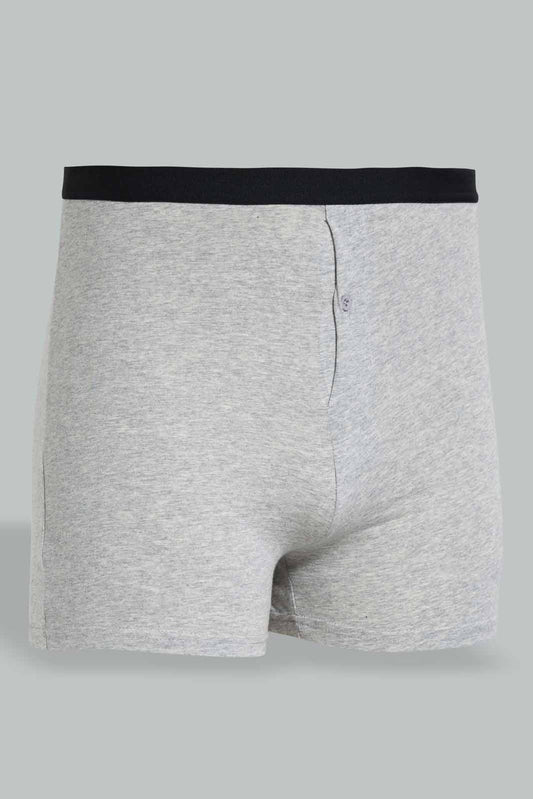 Redtag-Grey-Knitted-Boxer-Short-For-Men-(Pack-of-2)-365,-Category:Briefs,-Colour:Grey,-Deals:New-In,-Filter:Men's-Clothing,-Men-Briefs,-New-In-Men-APL,-Non-Sale,-Section:Men-Men's-