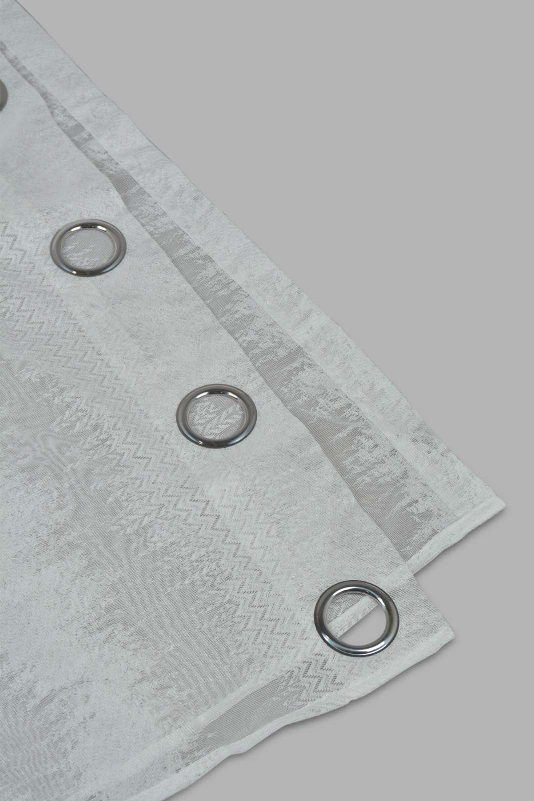Redtag-White-1-Piece-Geometric-Sheer-Curtain-Category:Curtains,-Colour:White,-Filter:Home-Bedroom,-HMW-BED-Curtains,-Non-Sale,-S22C,-Section:Homewares-Home-Bedroom-