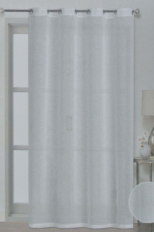 Redtag-White-1-Piece-Sheer-Curtain-Category:Curtains,-Colour:White,-Filter:Home-Bedroom,-HMW-BED-Curtains,-Non-Sale,-S22C,-Section:Homewares-Home-Bedroom-