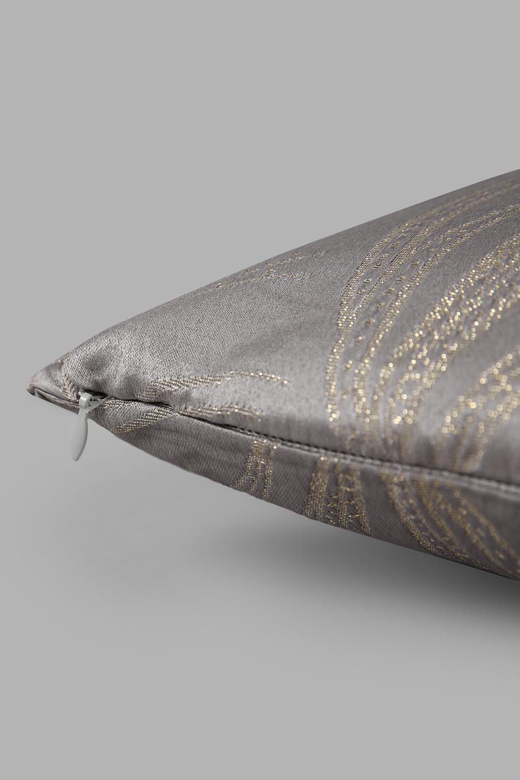 Redtag-Ivory-Geometric-Jacquard-Cushion-Category:Cushions,-Colour:Ivory,-Deals:New-In,-Filter:Home-Bedroom,-HMW-BED-Cushions,-New-In-HMW-BED,-Non-Sale,-Section:Homewares,-W22A-Home-Bedroom-
