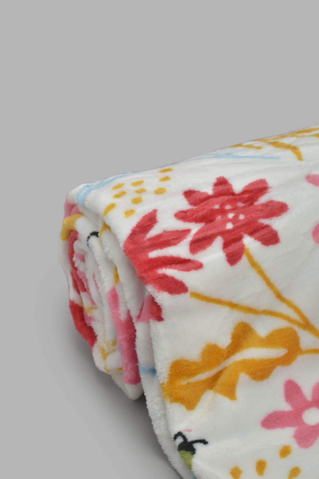 Redtag-Multi-Colour-Floral-Print-Kids-Blanket-Category:Blankets,-Colour:Multicolour,-Filter:Home-Bedroom,-HMW-BED-Blankets,-New-In,-New-In-HMW-BED,-Non-Sale,-S22C,-Section:Homewares-Home-Bedroom-