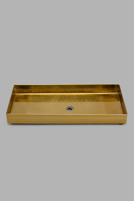 Gold Hammered Amenity Tray