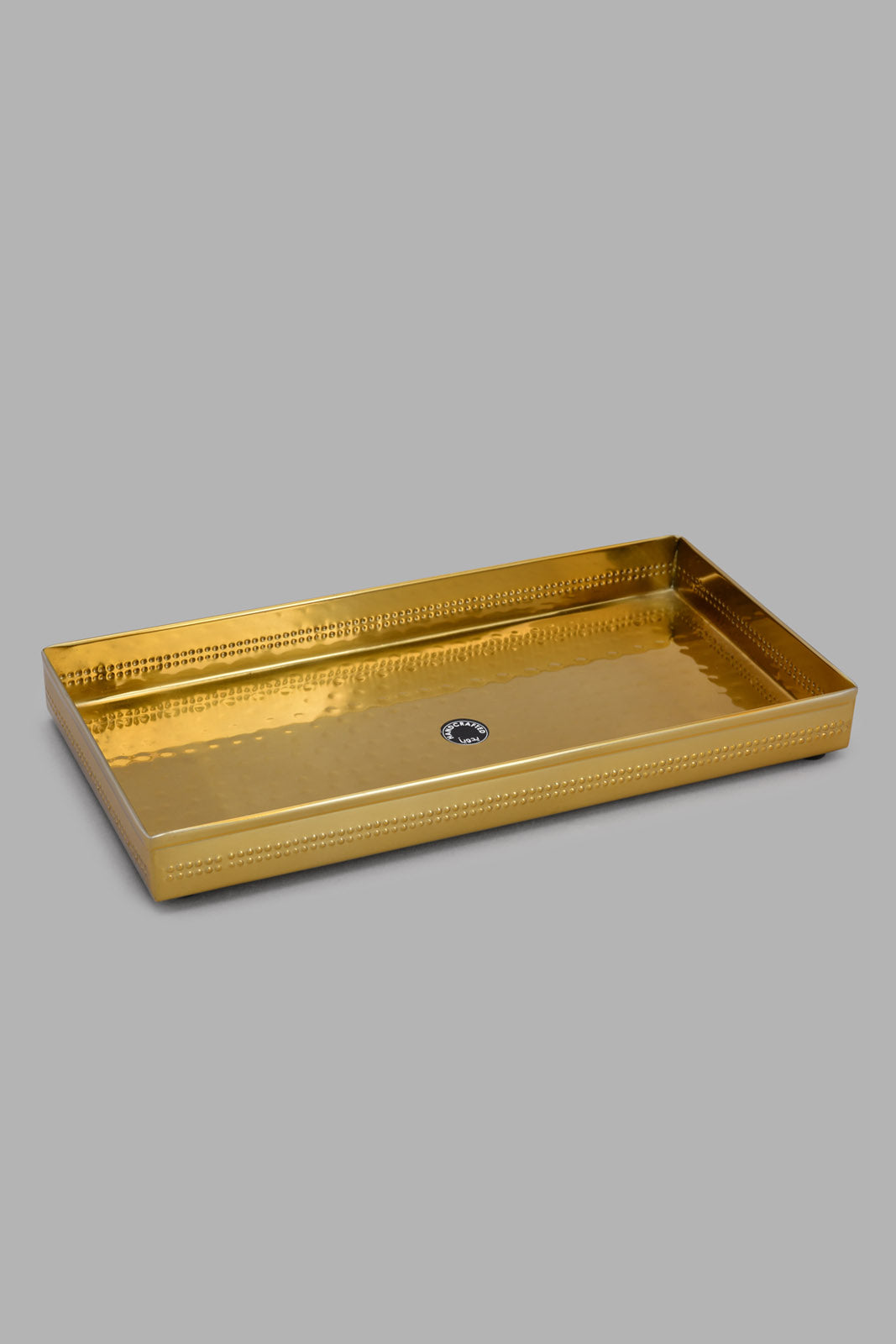 Gold Hammered Amenity Tray