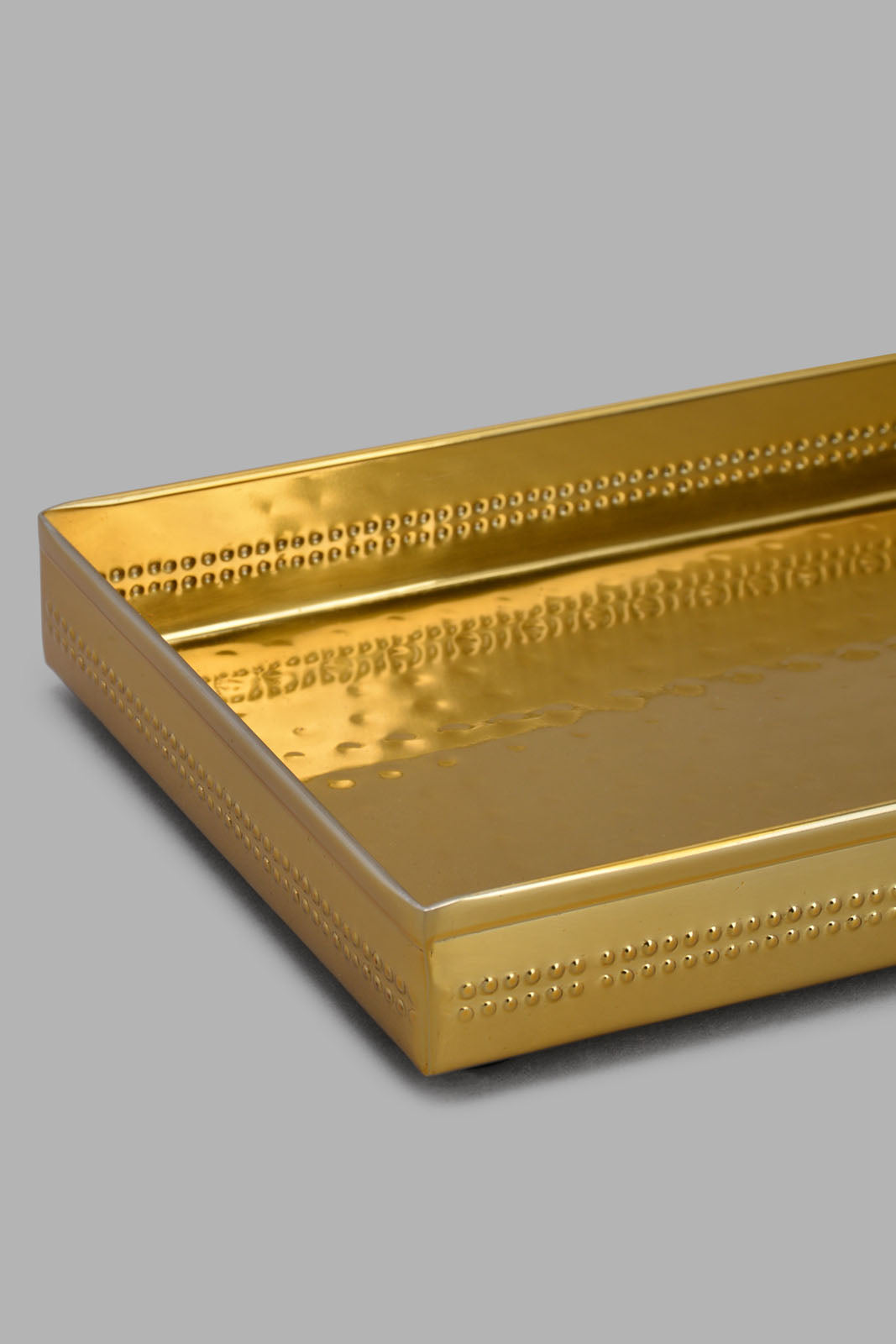 Gold Hammered Amenity Tray
