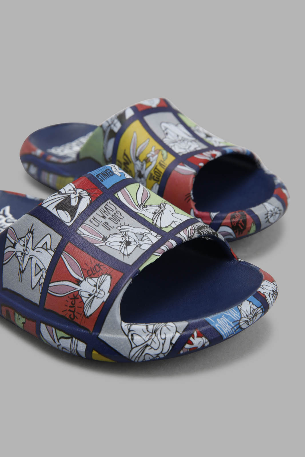Redtag-Assorted-Looney-Tunes-Printed-Slide-BOY-Flip-Flops,-Category:Flip-Flops,-CHR,-Colour:Assorted,-Filter:Boys-Footwear-(3-to-5-Yrs),-New-In,-New-In-BOY-FOO,-Non-Sale,-Section:Boys-(0-to-14Yrs),-W22O-Boys-3 to 5 Years