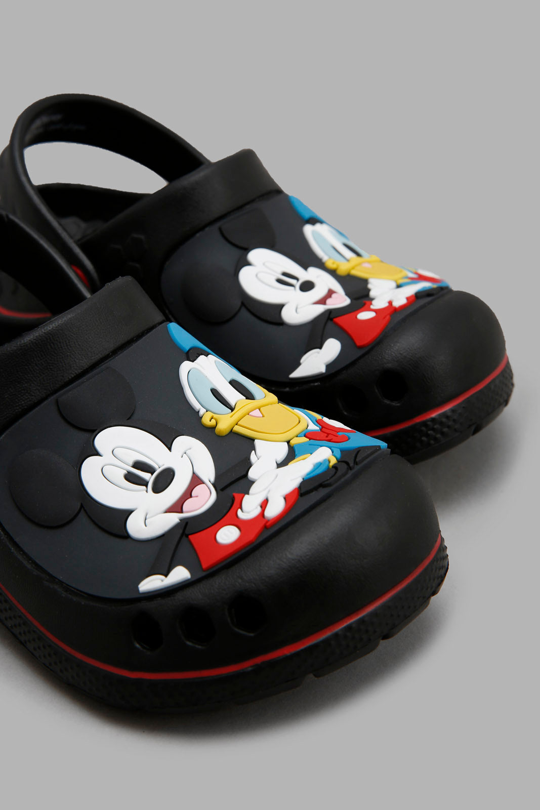 Redtag-Black-Mickey-Character-Clog-BOY-Flip-Flops,-Category:Flip-Flops,-CHR,-Colour:Black,-Deals:New-In,-Filter:Boys-Footwear-(3-to-5-Yrs),-New-In-BOY-FOO,-Non-Sale,-S22C,-Section:Boys-(0-to-14Yrs)-Boys-3 to 5 Years
