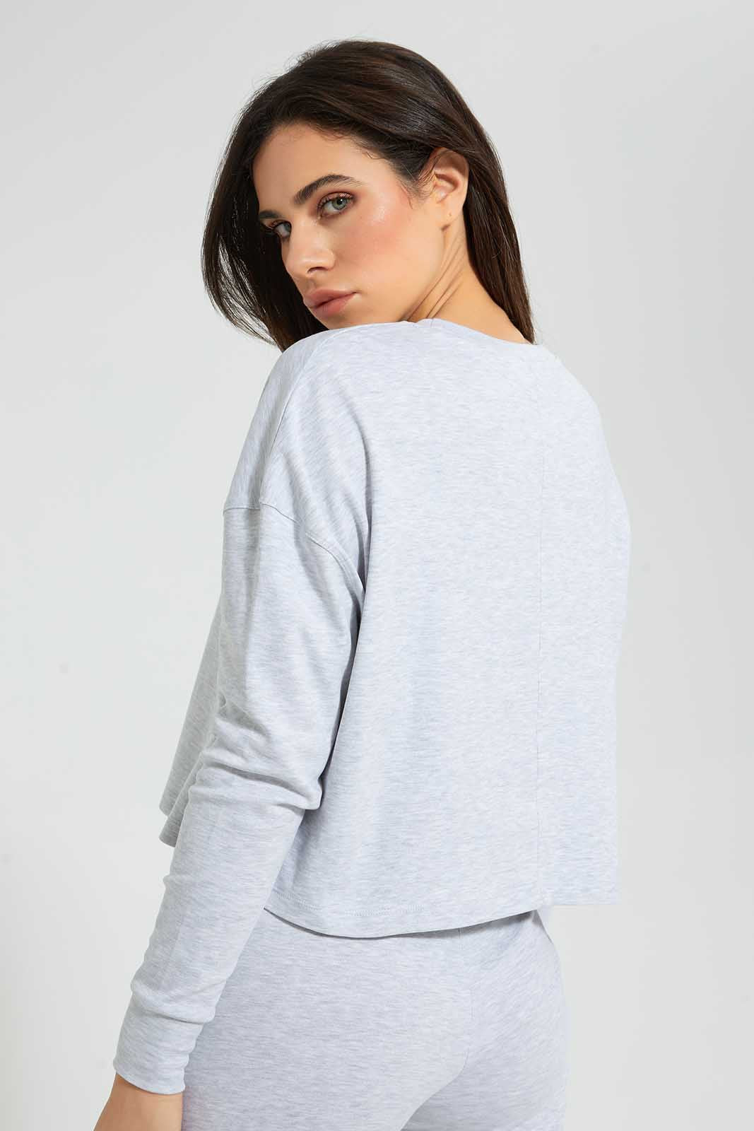 Redtag-Grey-Lightweight-Sweatshirt-Category:Sweatshirts,-Colour:Grey,-Deals:4-For-90,-Deals:Sale,-Filter:Women's-Clothing,-S22C,-Sale-Women-APL,-Section:Women,-Women-Loungewear-Sweatshirts,-Women-Sweatshirts-Women's-