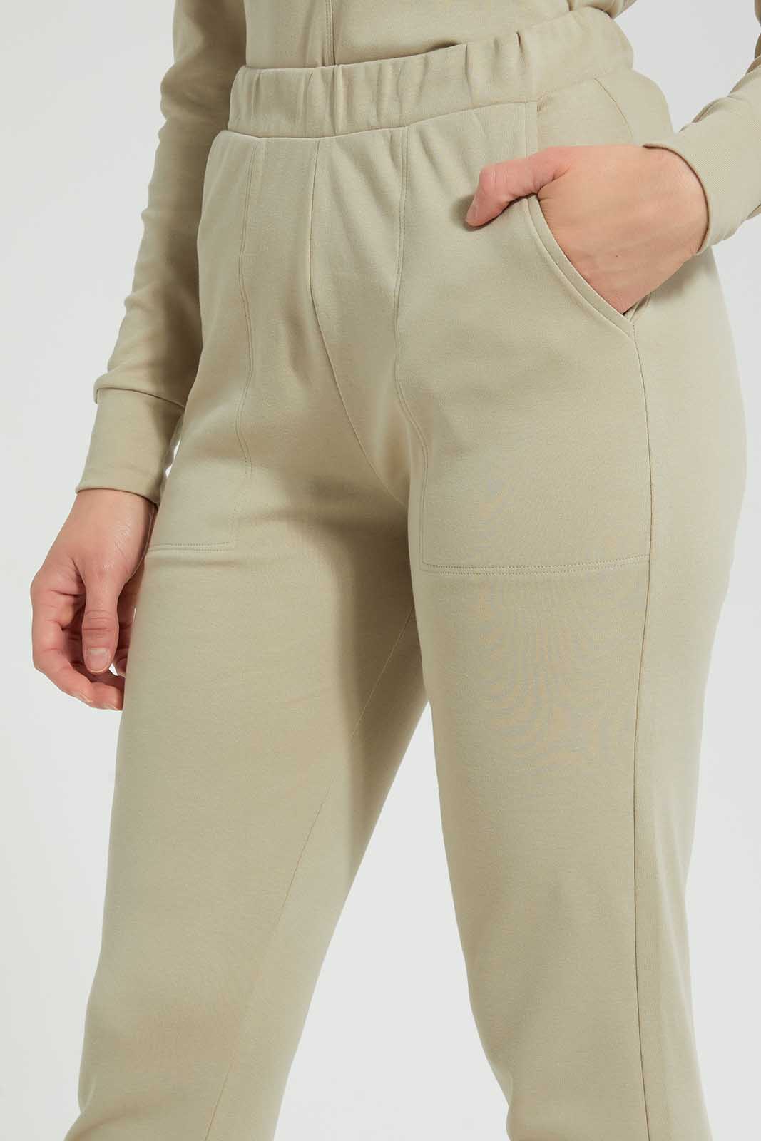 Redtag-Beige-Lightweight-Loungewear-Pant-Category:Joggers,-Colour:Beige,-Deals:4-For-90,-Deals:Sale,-Filter:Women's-Clothing,-S22C,-Sale-Women-APL,-Section:Women,-Women-Joggers,-Women-Loungewear-Pants-Women's-