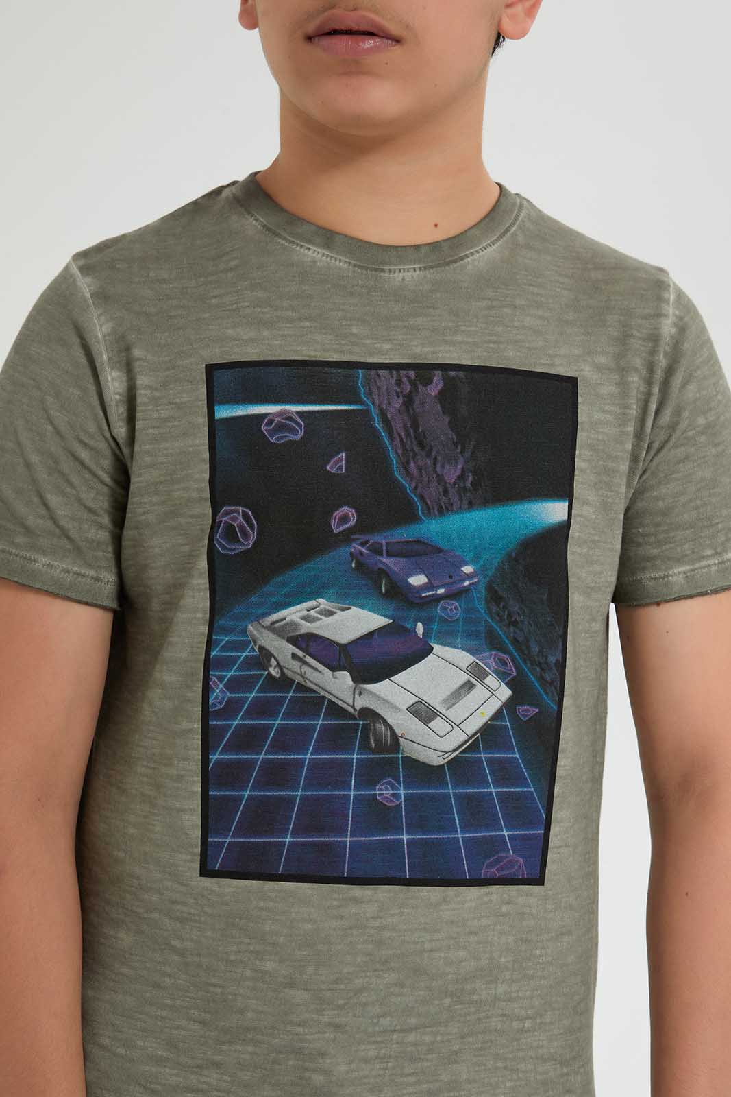Olive Astronaut T-Shirt