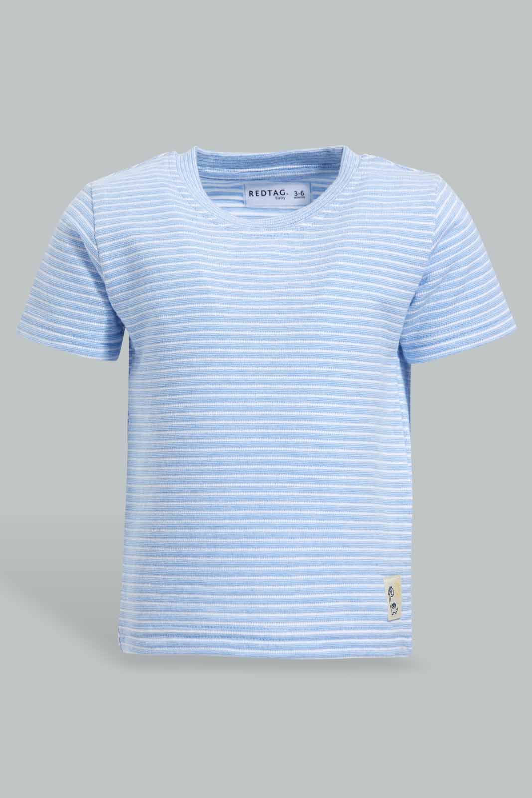 Redtag-Sky-Blue-Casual-Set-(2-Pack)-Category:Sets,-Colour:Sky-Blue,-Deals:New-In,-Filter:Infant-Boys-(3-to-24-Mths),-INB-Sets,-New-In-INB-APL,-Non-Sale,-S22C,-Section:Kidswear-Infant-Boys-