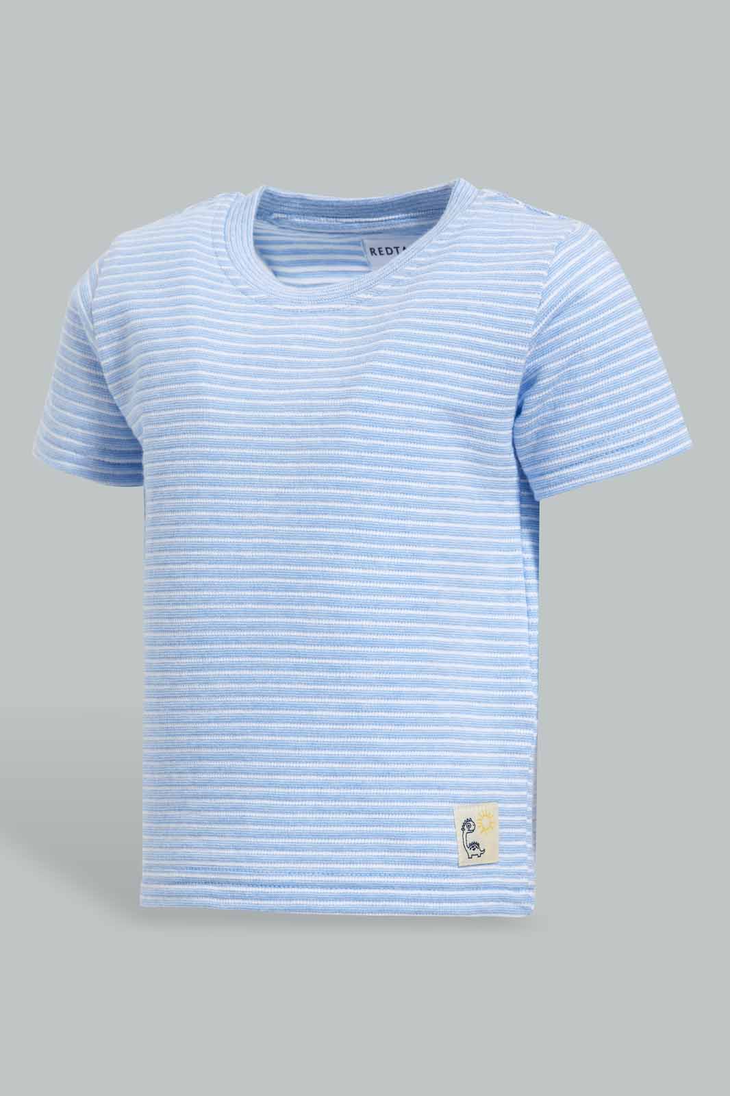 Redtag-Sky-Blue-Casual-Set-(2-Pack)-Category:Sets,-Colour:Sky-Blue,-Deals:New-In,-Filter:Infant-Boys-(3-to-24-Mths),-INB-Sets,-New-In-INB-APL,-Non-Sale,-S22C,-Section:Kidswear-Infant-Boys-