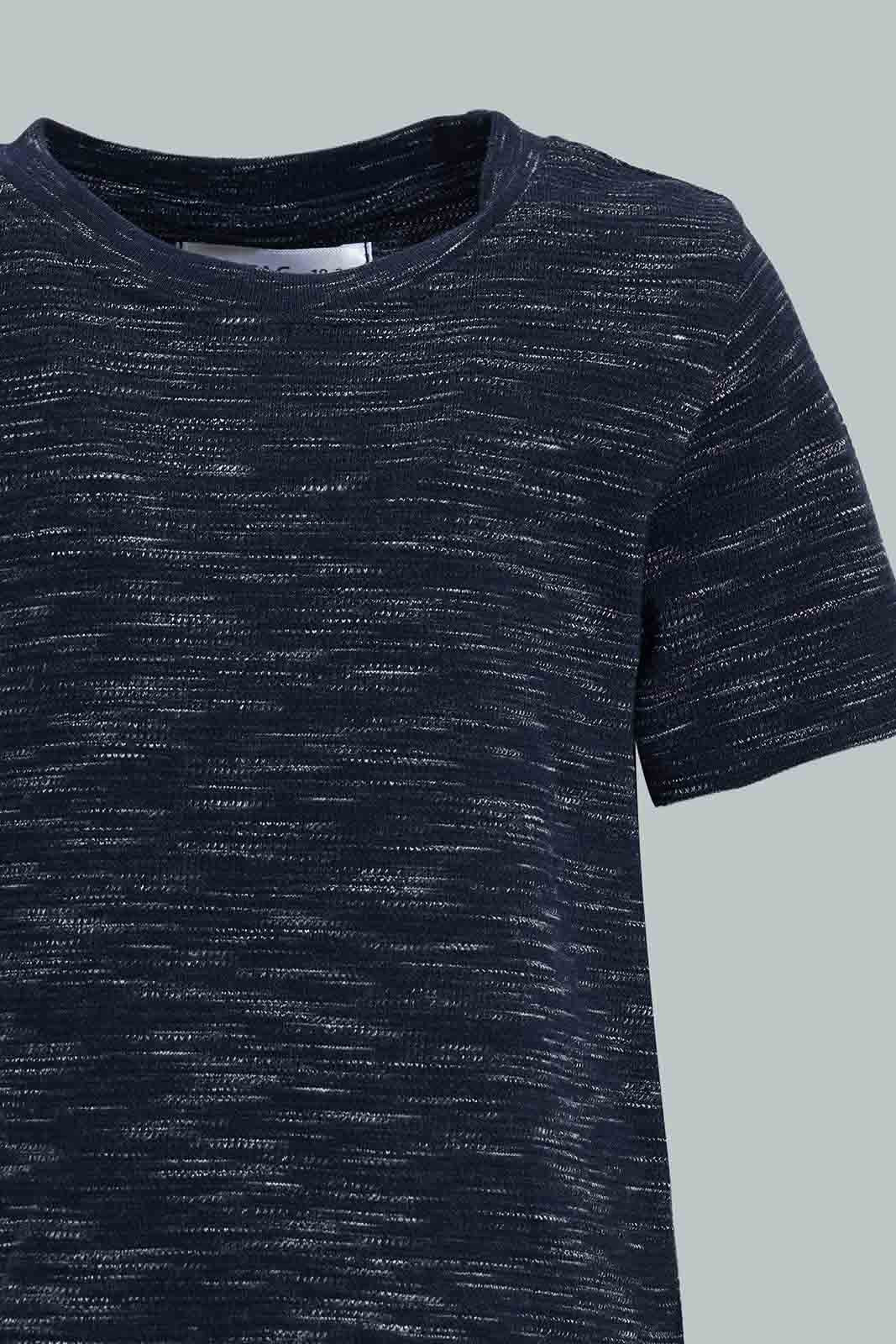 Redtag-Ivory-And-Navy-Casual-Set-(2Pack)-Sets-Infant-Boys-3 to 24 Months