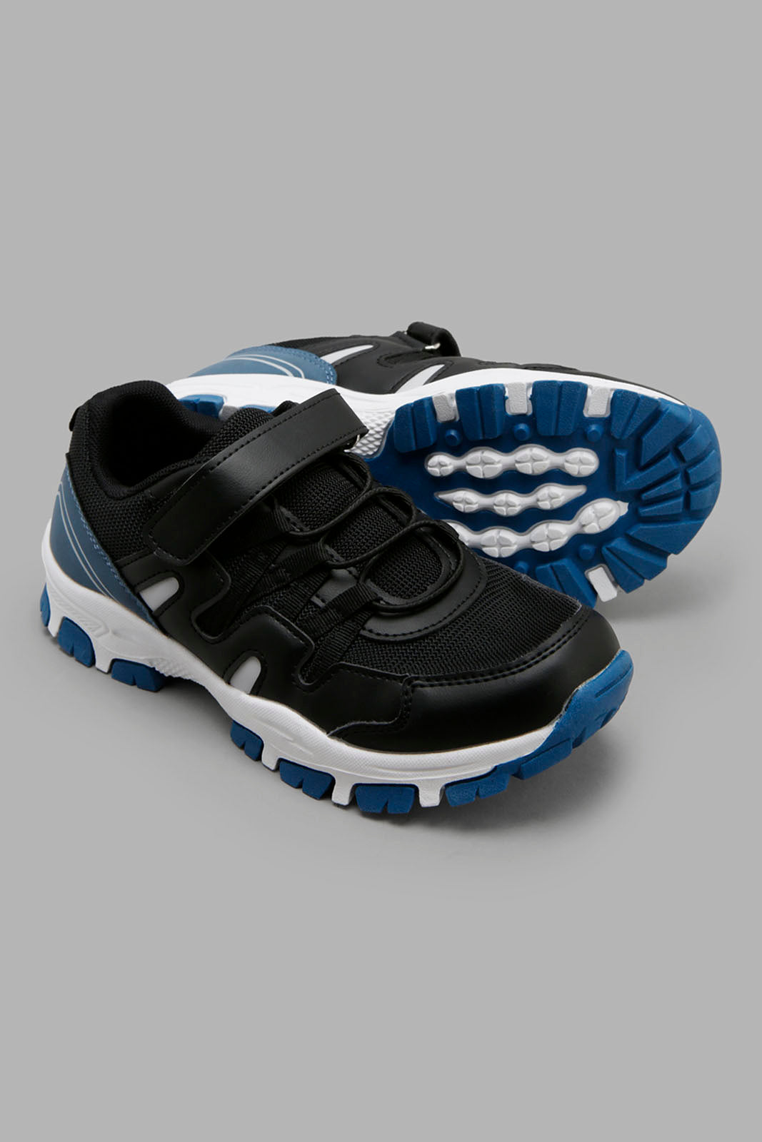 Redtag-Black-Cut-Out-Upper-Trekker-BSR-Trainers,-Category:Trainers,-Colour:Black,-Filter:Boys-Footwear-(5-to-14-Yrs),-New-In,-New-In-BSR-FOO,-Non-Sale,-Section:Boys-(0-to-14Yrs),-W22O-Senior-Boys-5 to 14 Years