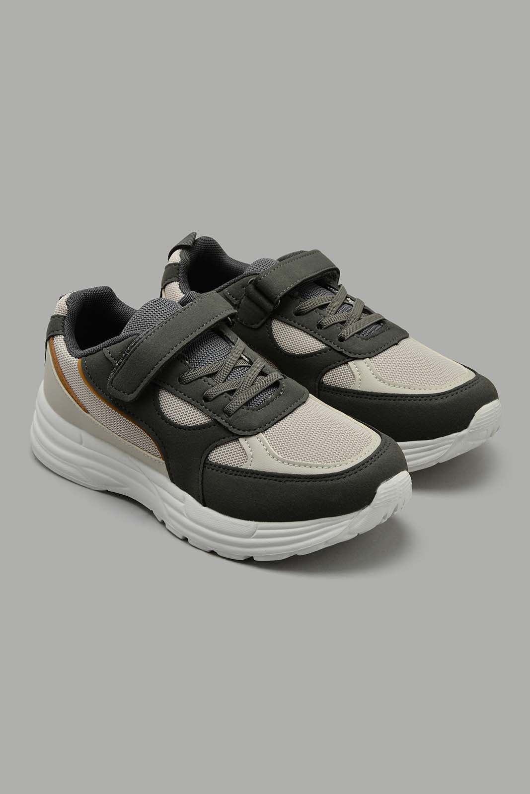 Redtag-Grey-Fabric-Block-Sneaker-BSR-Trainers,-Category:Trainers,-Colour:Grey,-Filter:Boys-Footwear-(5-to-14-Yrs),-New-In,-New-In-BSR-FOO,-Non-Sale,-Section:Boys-(0-to-14Yrs),-W22O-Senior-Boys-5 to 14 Years