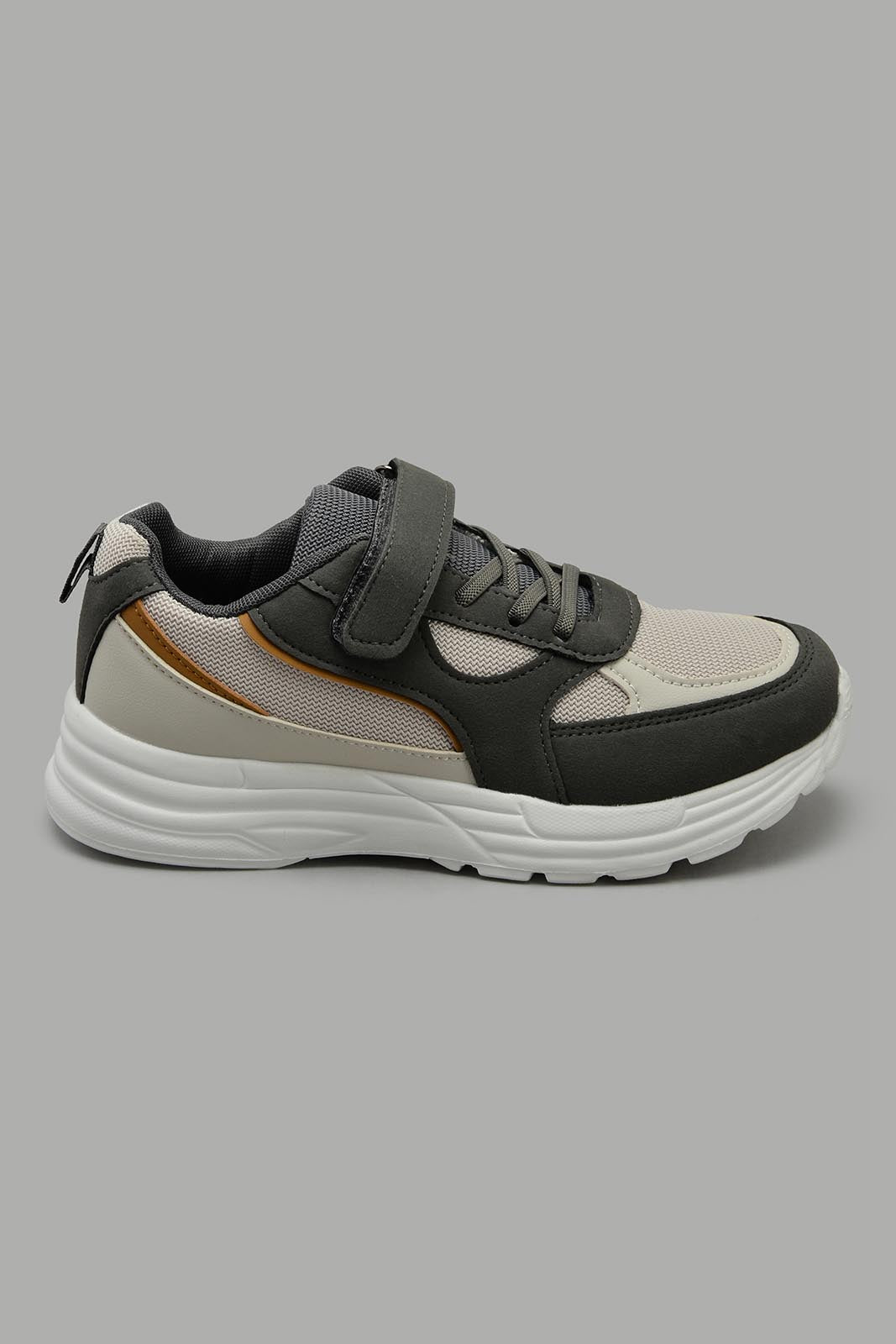 Redtag-Grey-Fabric-Block-Sneaker-BSR-Trainers,-Category:Trainers,-Colour:Grey,-Filter:Boys-Footwear-(5-to-14-Yrs),-New-In,-New-In-BSR-FOO,-Non-Sale,-Section:Boys-(0-to-14Yrs),-W22O-Senior-Boys-5 to 14 Years