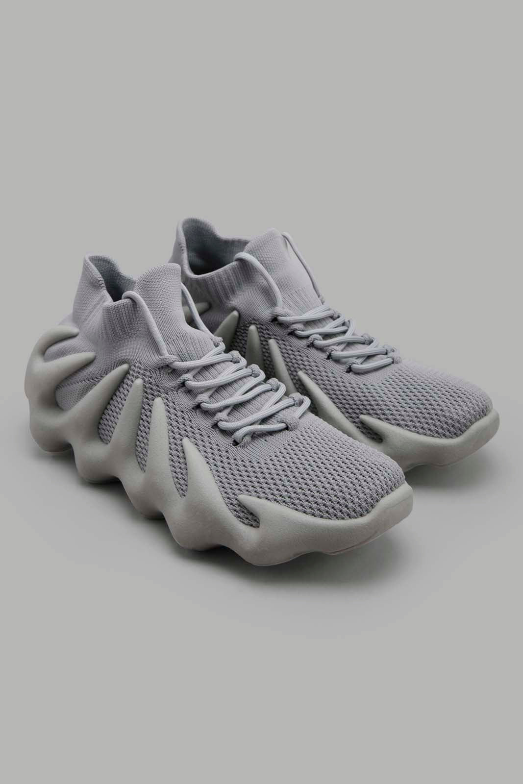 Redtag-Grey-Volcano-Slip-On-Category:Trainers,-Colour:Grey,-Filter:Men's-Footwear,-Men-Trainers,-New-In,-New-In-Men-FOO,-Non-Sale,-Section:Men,-W22A-Men's-