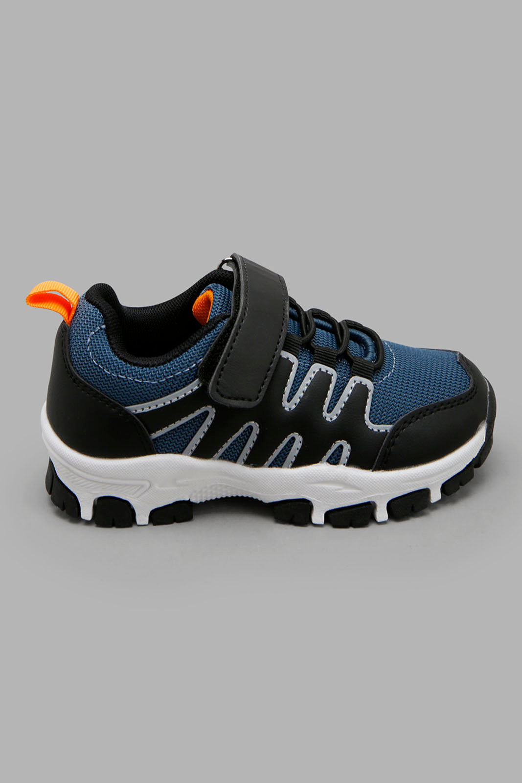 Redtag-Navy-Rubber-Overlay-Trekker-BOY-Trainers,-Category:Trainers,-Colour:Navy,-Filter:Boys-Footwear-(3-to-5-Yrs),-New-In,-New-In-BOY-FOO,-Non-Sale,-Section:Boys-(0-to-14Yrs),-W22O-Boys-3 to 5 Years