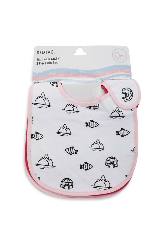 Redtag-3Pcs-Bib-Set-Front:-100%-Cotton-Back:-Peva-Size:-19X32Cm-Category:Newborn-Accessories,-Colour:Assorted,-Filter:Newborn-Accessories,-NBN-Newborn-Accessories,-New-In,-New-In-NBN-ACC,-Non-Sale,-Section:Boys-(0-to-14Yrs),-W22O-New-Born-Baby-