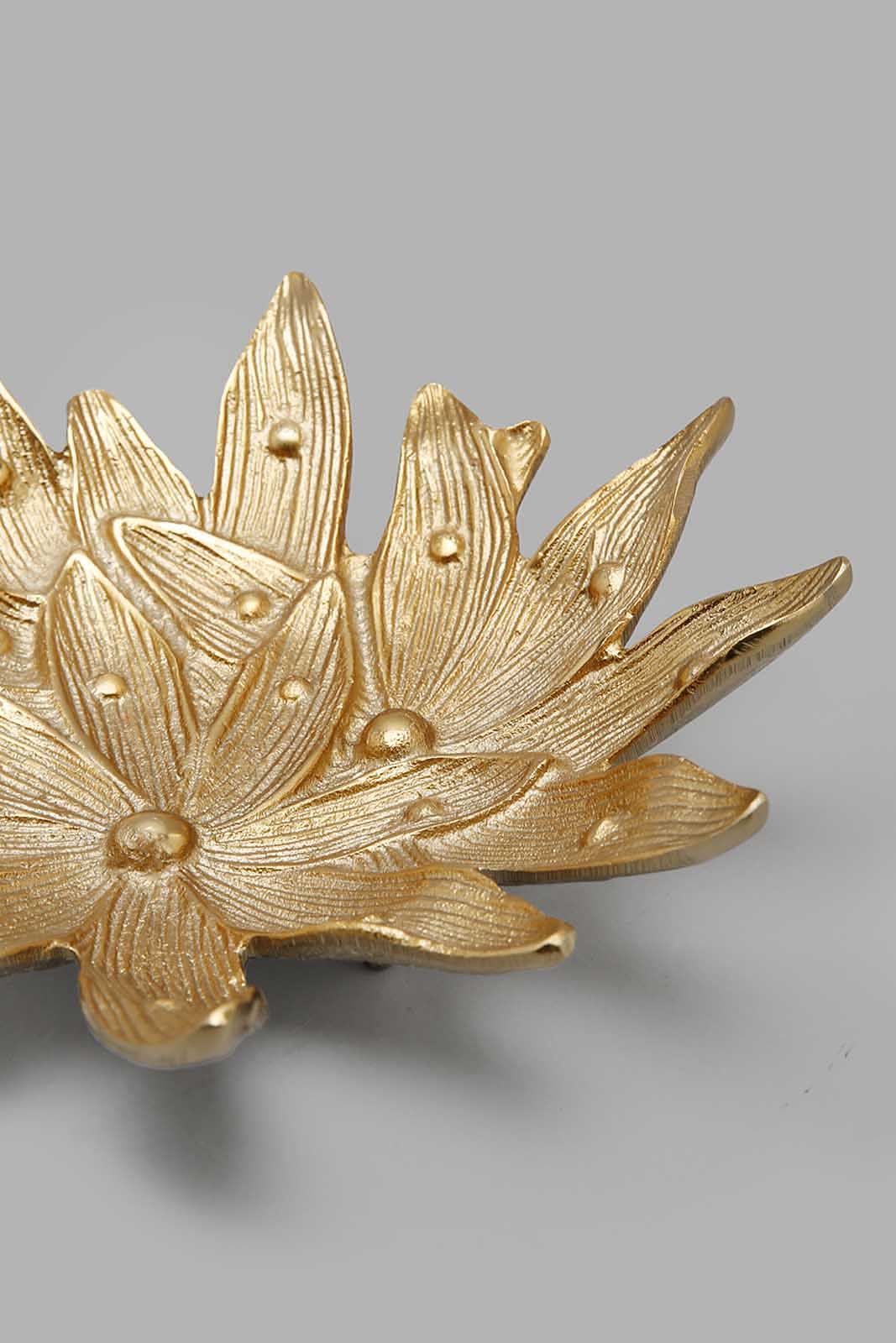 Redtag-Gold-Decorative-Leaf-Category:Artefact,-Colour:Gold,-Deals:New-In,-Filter:Home-Decor,-HMW-HOM-Decorative-Accessories,-New-In-HMW-HOM,-Non-Sale,-Section:Homewares,-W22O-Home-Decor-