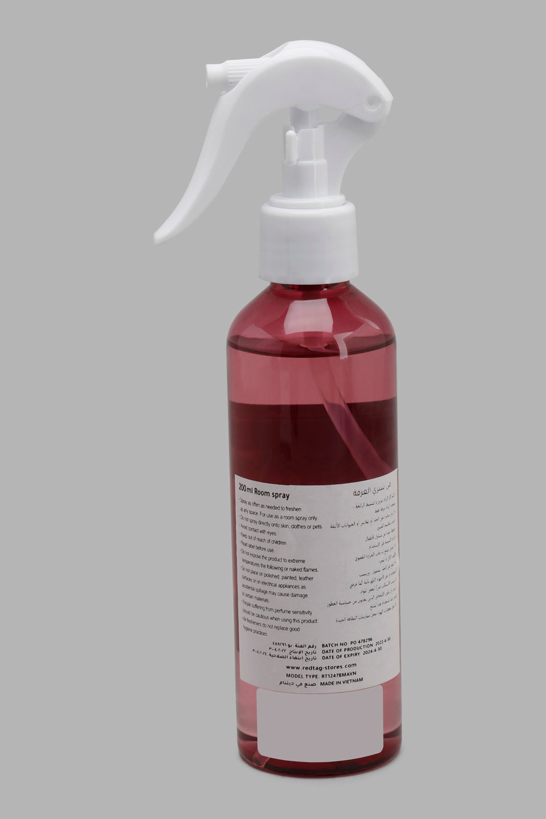 Redtag-Pomegranate-Noir-Linen-Roomspray-(200Ml)-Category:Diffuser,-Colour:Pink,-Deals:New-In,-Filter:Home-Decor,-HMW-HOM-Candle-&-Fragrances,-New-In-HMW-HOM,-Non-Sale,-Section:Homewares,-W22O-Home-Decor-