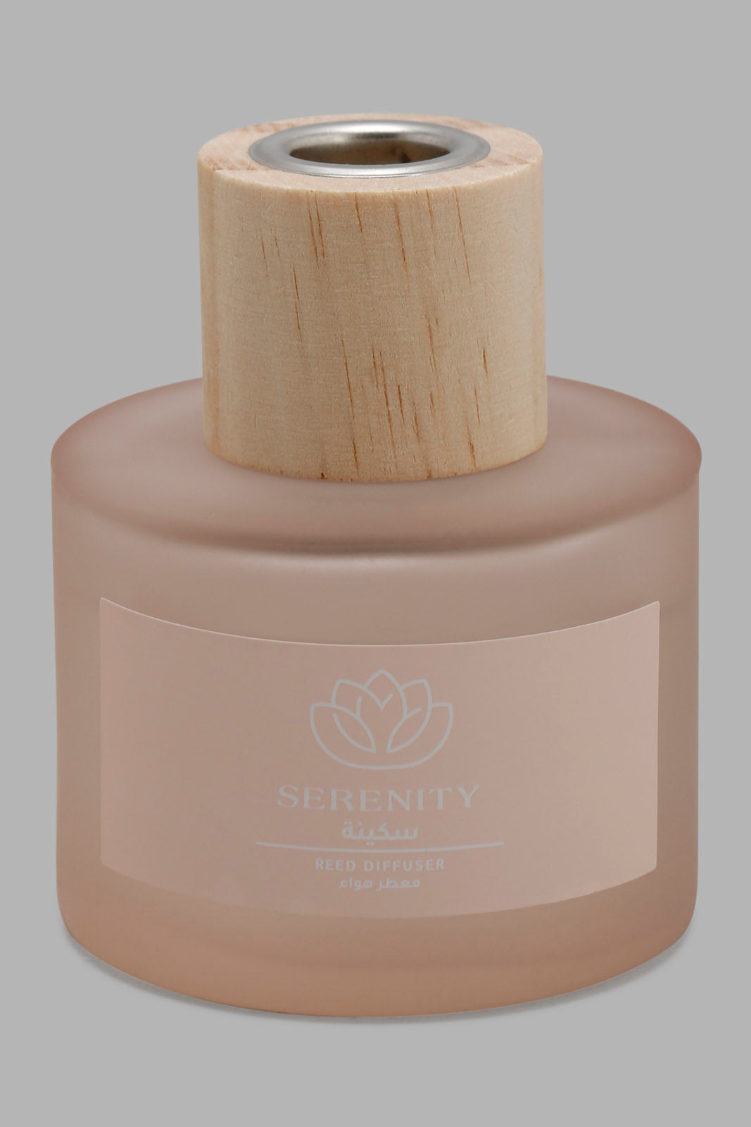Redtag-Serenity-Diffuser-With-Woodenlid-(100Ml)-Category:Diffuser,-Colour:Pink,-Deals:New-In,-Filter:Home-Decor,-HMW-HOM-Candle-&-Fragrances,-New-In-HMW-HOM,-Non-Sale,-Section:Homewares,-W22O-Home-Decor-