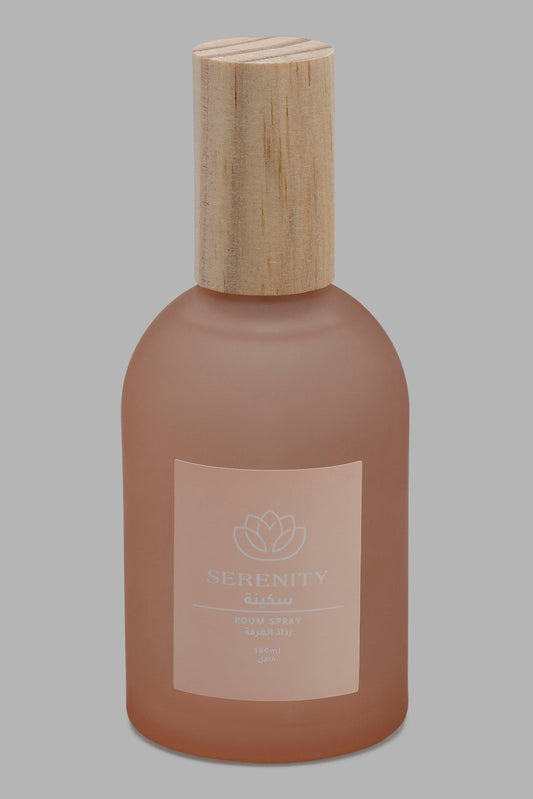 Redtag-Serenity-Roomspray-With-Woodenlid-(180Ml)-Category:Diffuser,-Colour:Pink,-Deals:New-In,-Filter:Home-Decor,-HMW-HOM-Candle-&-Fragrances,-New-In-HMW-HOM,-Non-Sale,-Section:Homewares,-W22O-Home-Decor-