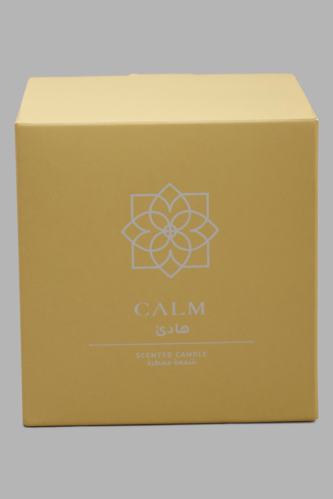 Redtag-Calm-Candle-With-Woodenlid-Category:Candles,-Colour:Yellow,-Deals:New-In,-Filter:Home-Decor,-HMW-HOM-Candle-&-Fragrances,-New-In-HMW-HOM,-Non-Sale,-Section:Homewares,-W22O-Home-Decor-