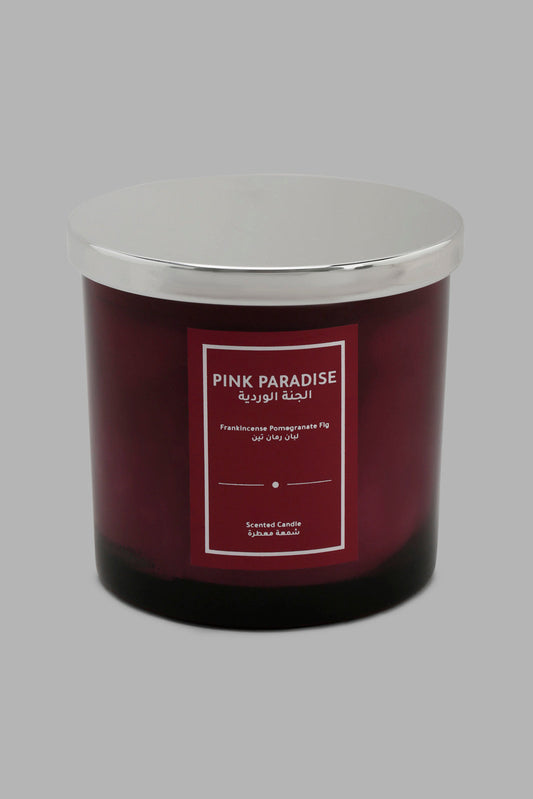Redtag-Pink-Paradise-Candle-With-Metal-Lid-Category:Candles,-Colour:Pink,-Deals:New-In,-Filter:Home-Decor,-HMW-HOM-Candle-&-Fragrances,-New-In-HMW-HOM,-Non-Sale,-Section:Homewares,-W22O-Home-Decor-
