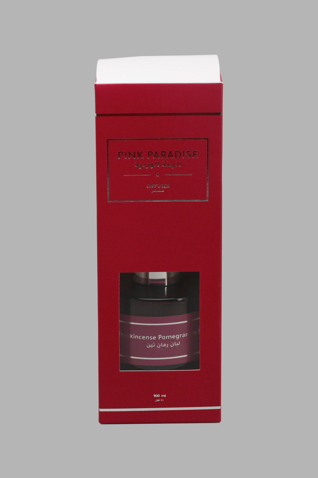 Redtag-Pink-Paradise-Diffuser-With-Metal-Lid-(100Ml)-Category:Diffuser,-Colour:Pink,-Deals:New-In,-Filter:Home-Decor,-HMW-HOM-Candle-&-Fragrances,-New-In-HMW-HOM,-Non-Sale,-Section:Homewares,-W22O-Home-Decor-