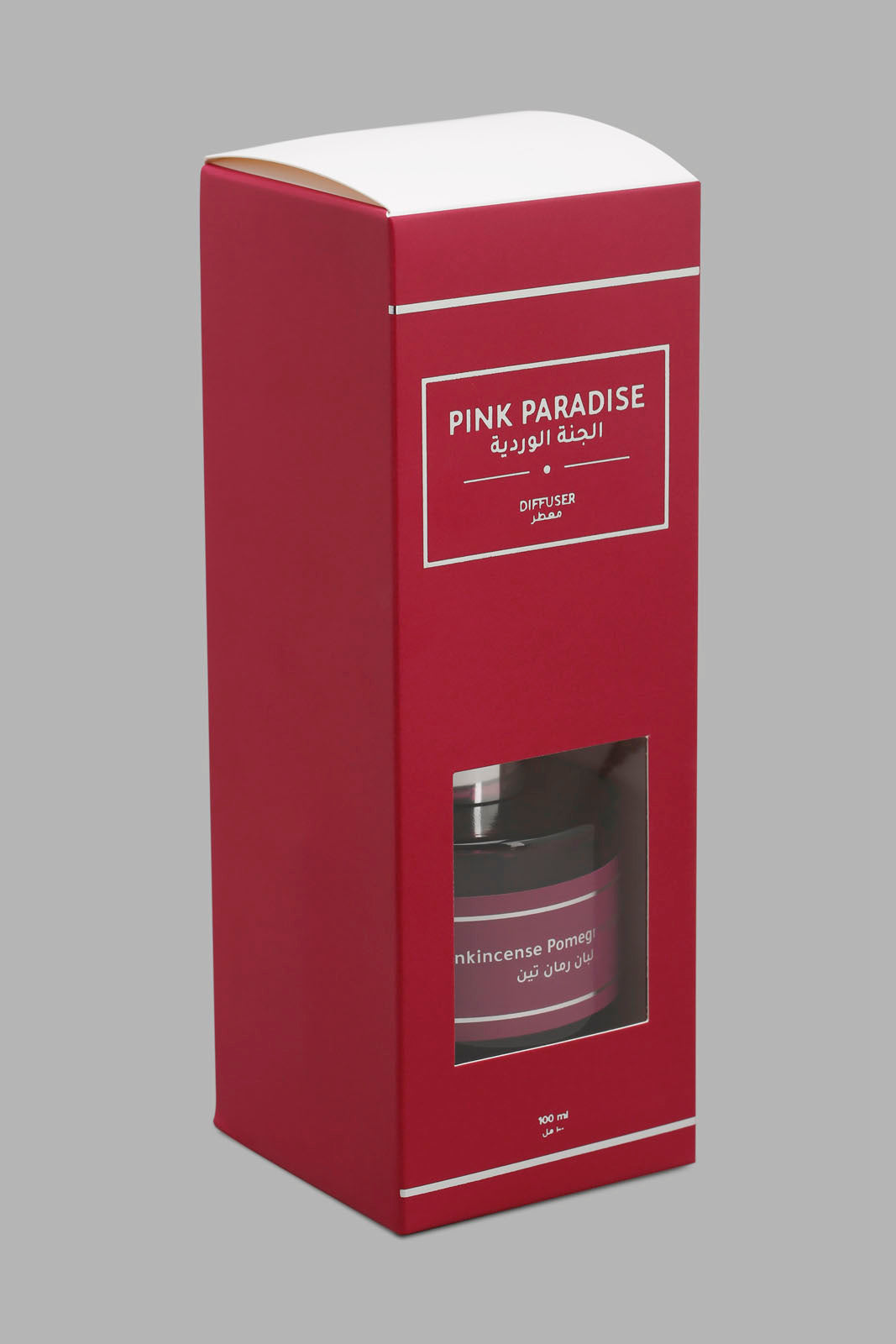 Redtag-Pink-Paradise-Diffuser-With-Metal-Lid-(100Ml)-Category:Diffuser,-Colour:Pink,-Deals:New-In,-Filter:Home-Decor,-HMW-HOM-Candle-&-Fragrances,-New-In-HMW-HOM,-Non-Sale,-Section:Homewares,-W22O-Home-Decor-