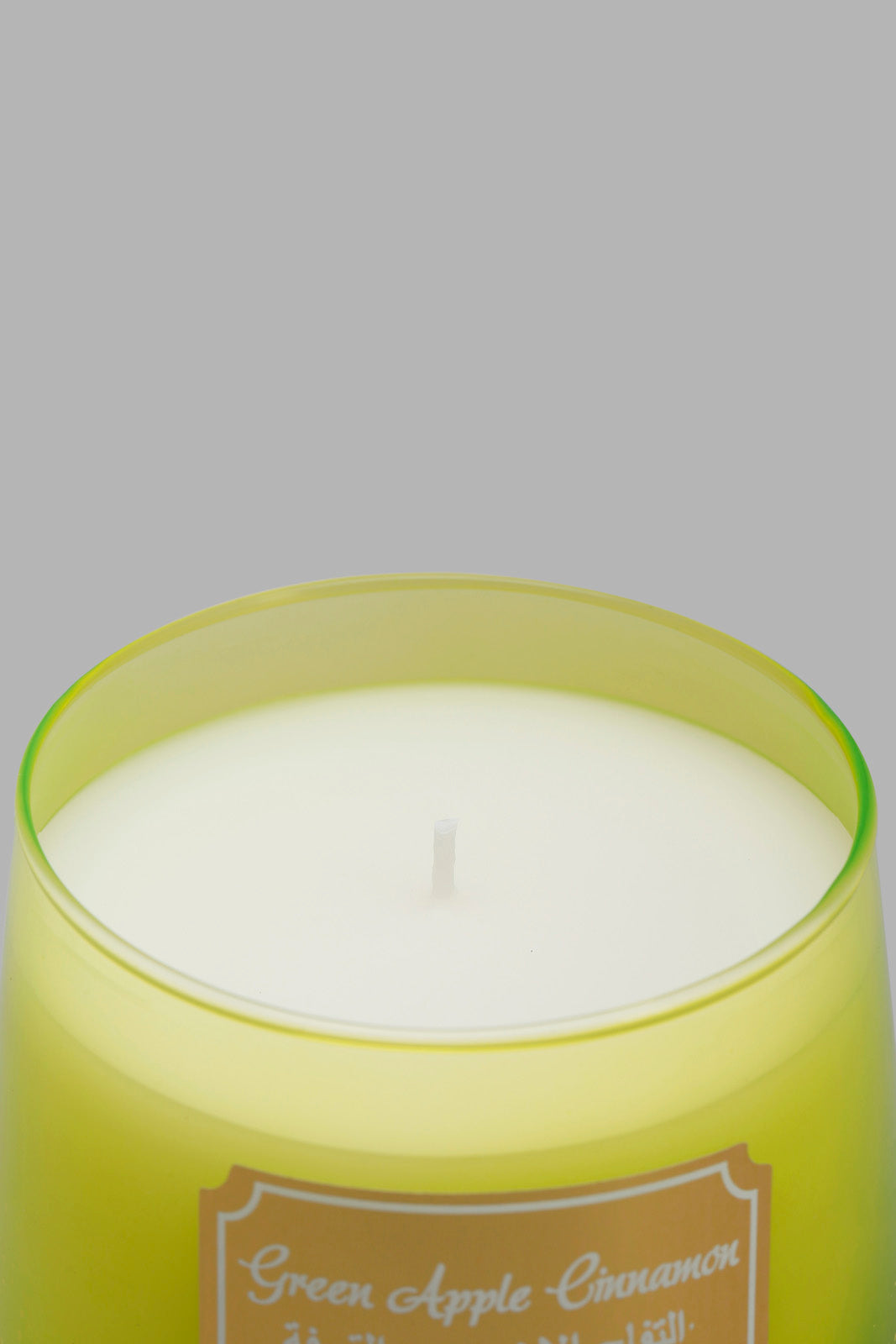 Redtag-Green-Apple-Candle-With-Gold-Lid-Category:Candles,-Colour:Green,-Deals:New-In,-Filter:Home-Decor,-HMW-HOM-Candle-&-Fragrances,-New-In-HMW-HOM,-Non-Sale,-Section:Homewares,-W22O-Home-Decor-