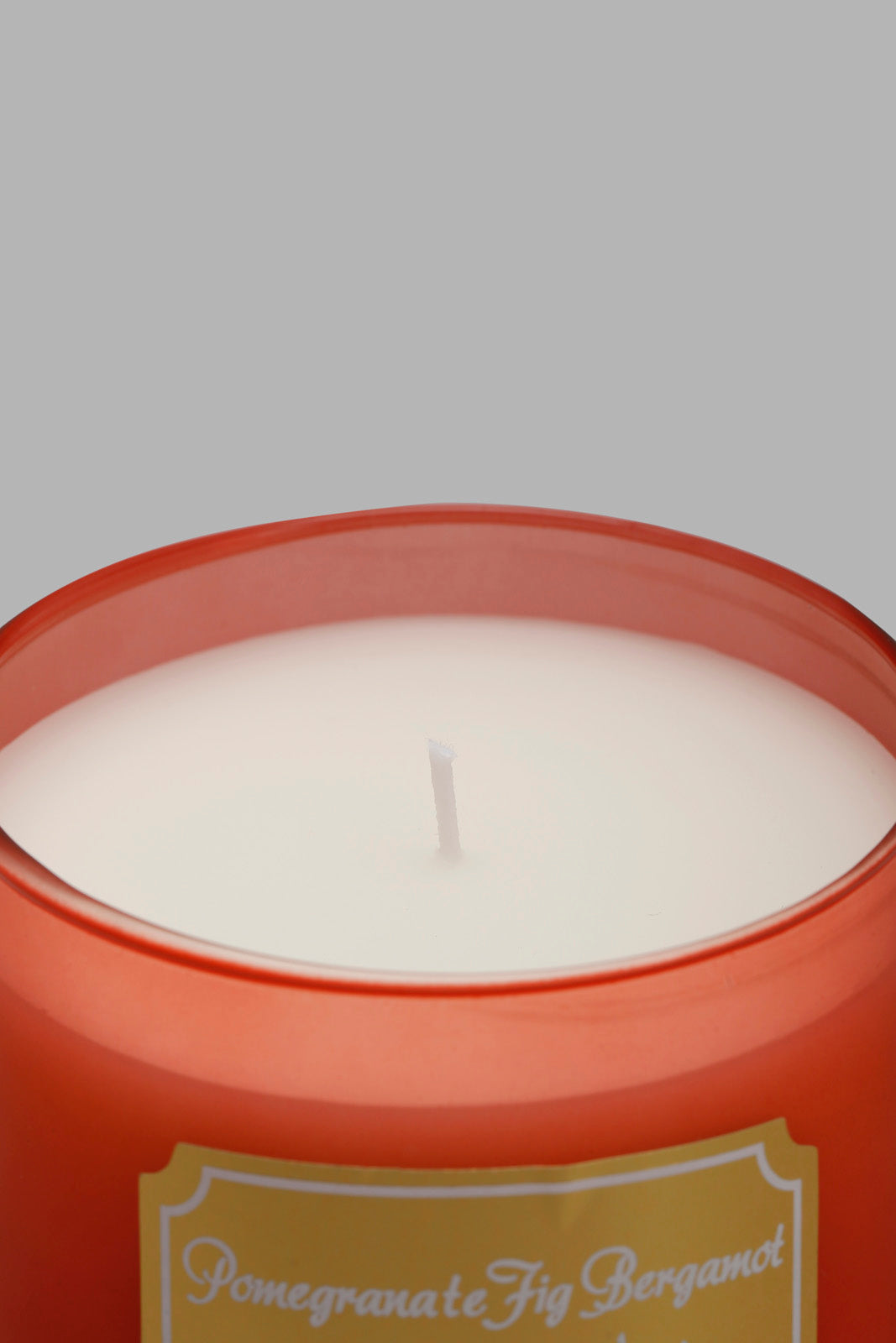 Redtag-Pomegranate-Fig-Scented-Candle-With-Gold-Lid-Category:Candles,-Colour:Red,-Deals:New-In,-Filter:Home-Decor,-HMW-HOM-Candle-&-Fragrances,-New-In-HMW-HOM,-Non-Sale,-Section:Homewares,-W22O-Home-Decor-