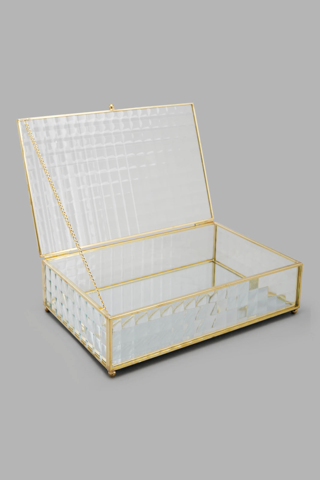 Redtag-Gold-Metal-Edge-Jewellery-Box-(L)-Category:Fashion-Box,-Colour:Gold,-Deals:New-In,-Filter:Home-Decor,-HMW-HOM-Decorative-Accessories,-LEGACY,-New-In-HMW-HOM,-Non-Sale,-Section:Homewares,-W22O-Home-Decor-