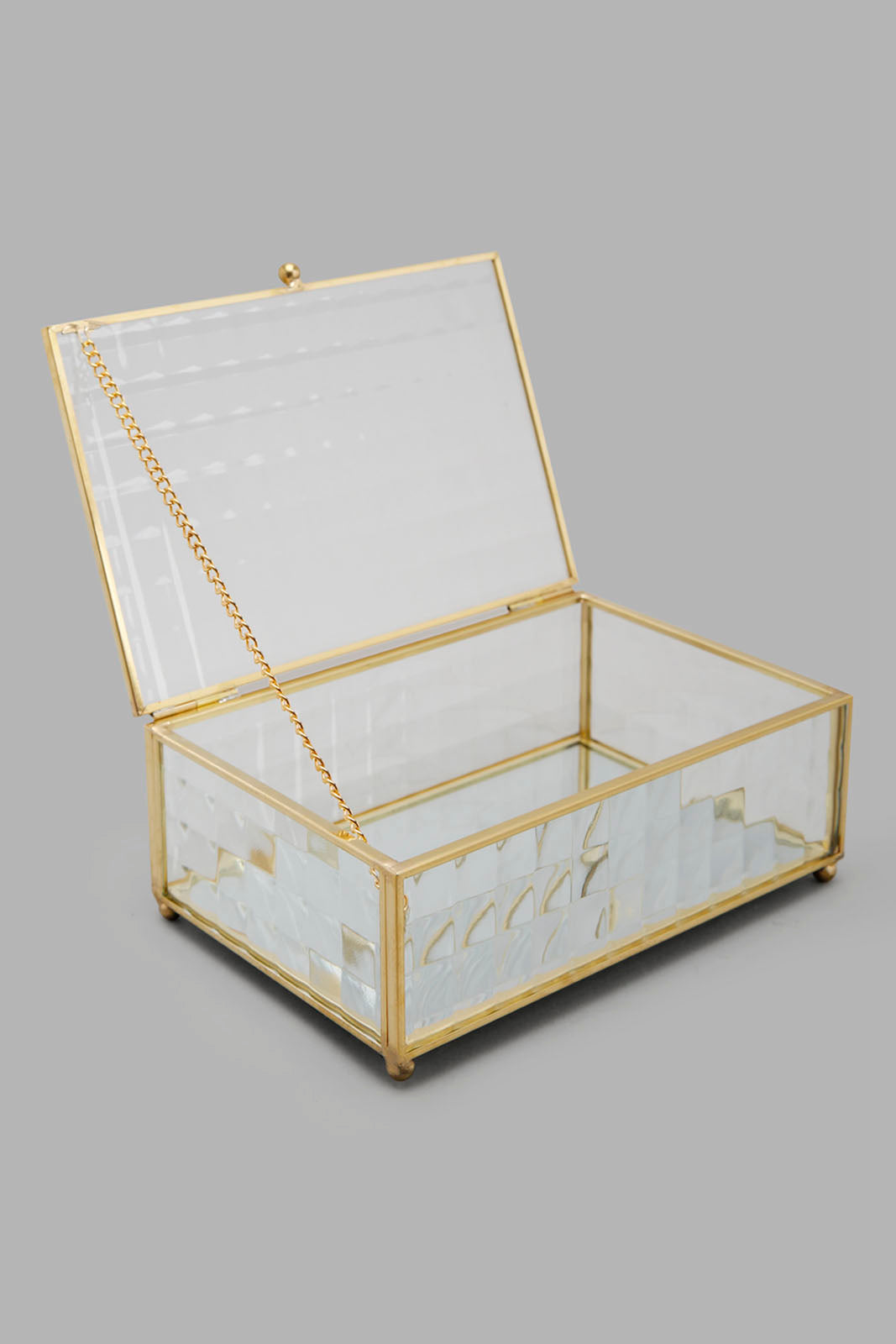 Redtag-Gold-Metal-Edge-Jewellery-Box-(M)-Category:Fashion-Box,-Colour:Gold,-Deals:New-In,-Filter:Home-Decor,-HMW-HOM-Decorative-Accessories,-New-In-HMW-HOM,-Non-Sale,-Section:Homewares,-W22O-Home-Decor-