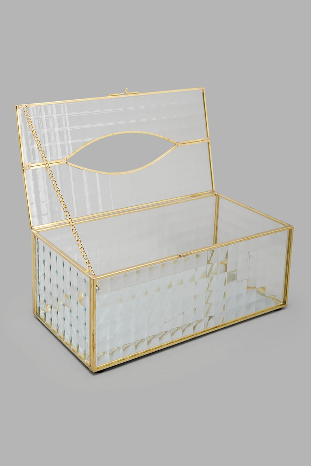 Redtag-Gold-Metal-Edge-Square-Tissue-Box-Category:Napkins-&-Tissues,-Colour:Gold,-Deals:New-In,-Filter:Home-Decor,-HMW-HOM-Decorative-Accessories,-LEGACY,-New-In-HMW-HOM,-Non-Sale,-Section:Homewares,-W22O-Home-Decor-