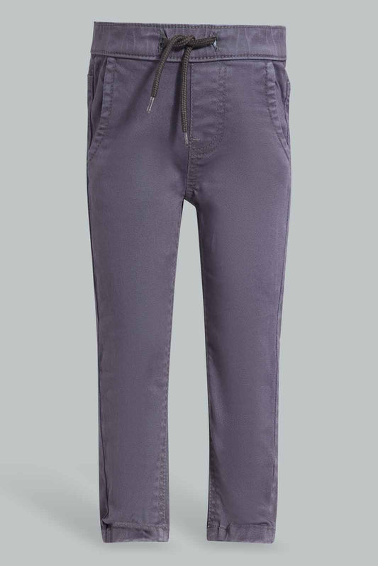 Redtag-Grey-Twill-Pull-On-Category:Trousers,-Colour:Grey,-Deals:New-In,-Filter:Infant-Boys-(3-to-24-Mths),-INB-Trousers,-New-In-INB-APL,-Non-Sale,-S22D,-Section:Boys-(0-to-14Yrs),-TBL-Infant-Boys-3 to 24 Months