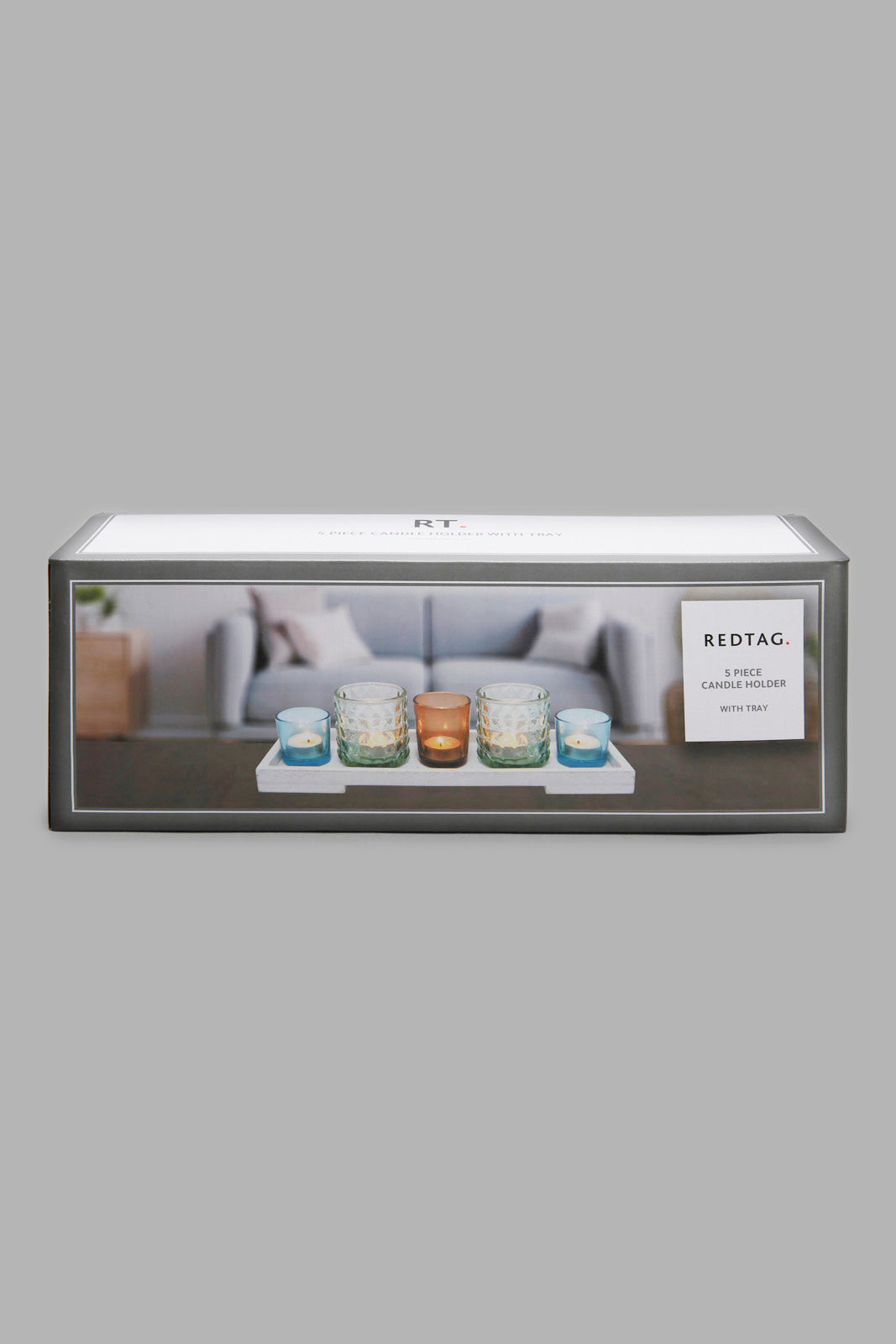 Redtag-Assorted-Tray-With-Candle-Holder-Set(6-Piece)-Category:Trays,-Colour:Multicolour,-Filter:Home-Decor,-HMW-HOM-Decorative-Accessories,-Non-Sale,-S22C,-Section:Homewares-Home-Decor-
