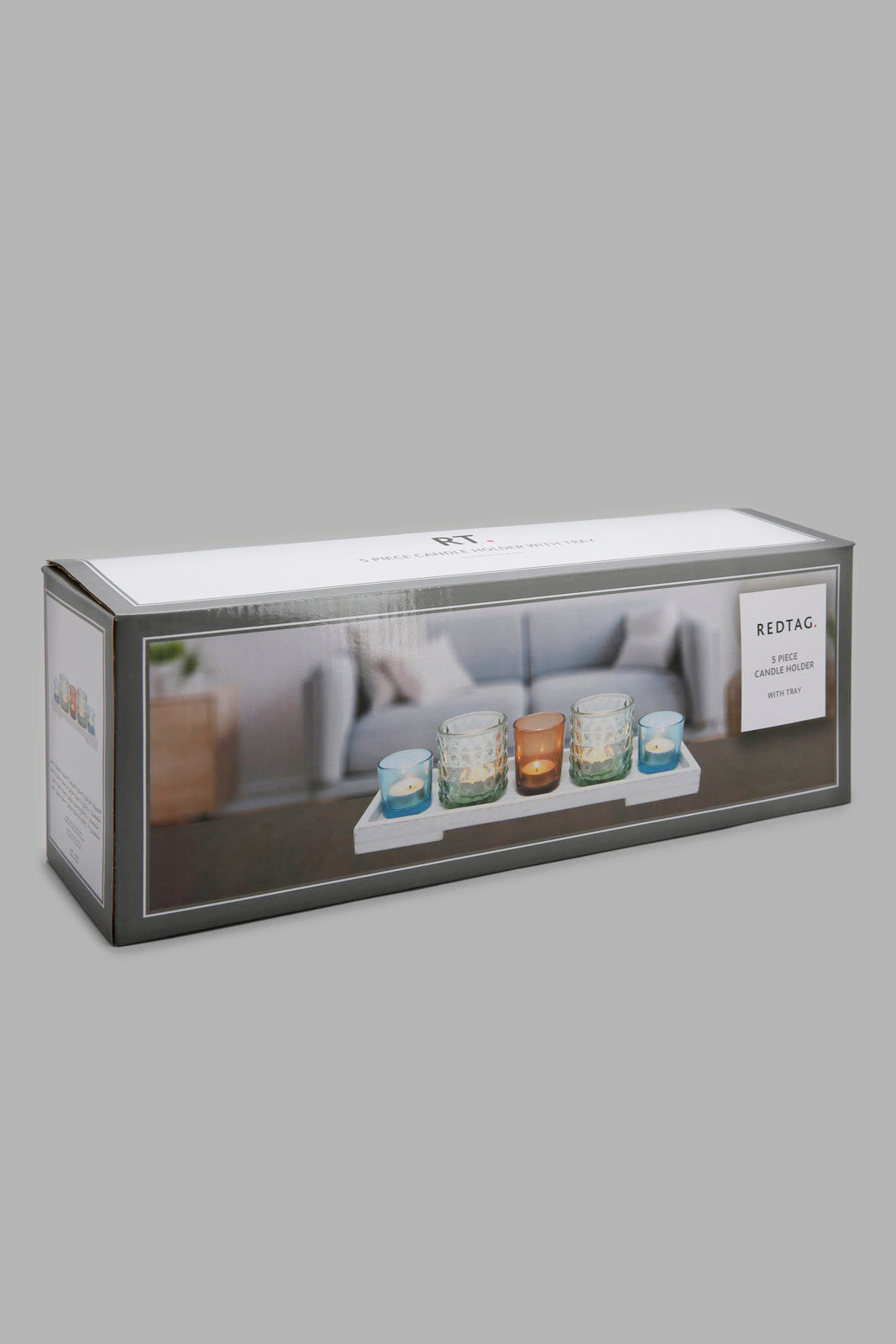 Redtag-Assorted-Tray-With-Candle-Holder-Set(6-Piece)-Category:Trays,-Colour:Multicolour,-Filter:Home-Decor,-HMW-HOM-Decorative-Accessories,-Non-Sale,-S22C,-Section:Homewares-Home-Decor-