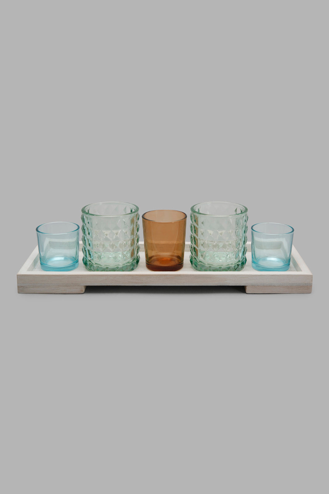 Redtag-Assorted-Tray-With-Candle-Holder-Set(6-Piece)-Category:Trays,-Colour:Multicolour,-Filter:Home-Decor,-HMW-HOM-Decorative-Accessories,-Non-Sale,-S22C,-Section:Homewares-Home-Decor-