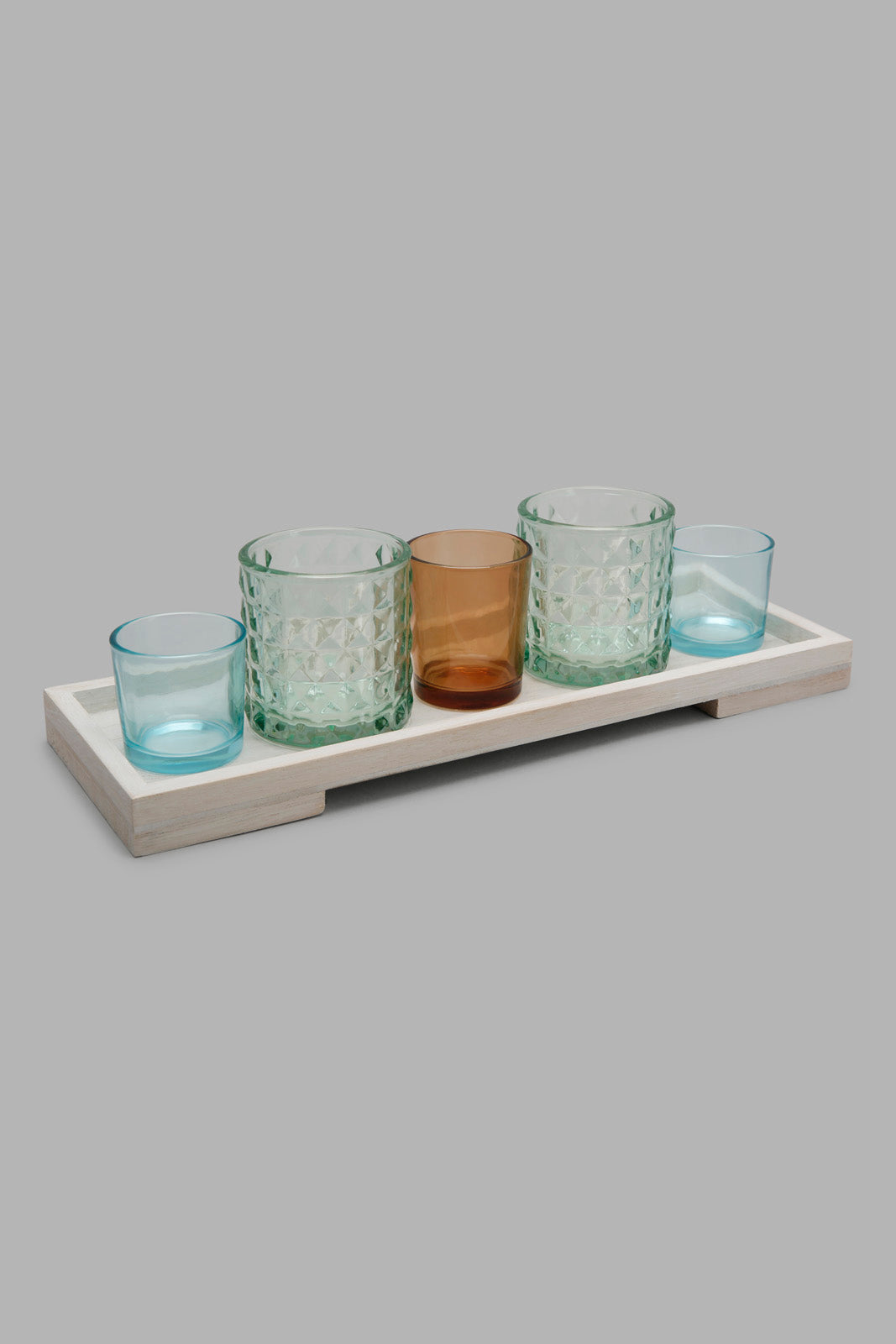 Redtag-Assorted-Tray-With-Candle-Holder-Set(6-Piece)-Category:Trays,-Colour:Multicolour,-Filter:Home-Decor,-HMW-HOM-Decorative-Accessories,-Non-Sale,-S22C,-Section:Homewares-Home-Decor-