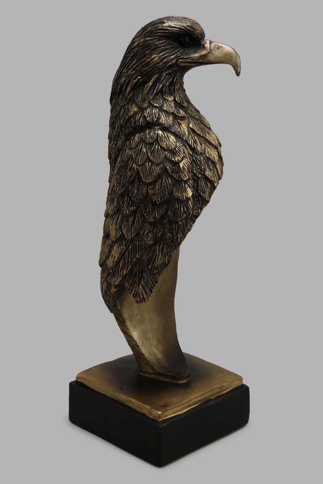 Redtag-Gold-Falcon-Artefact-Category:Artefact,-Colour:Gold,-Deals:New-In,-Filter:Home-Decor,-HMW-HOM-Decorative-Accessories,-New-In-HMW-HOM,-Non-Sale,-Section:Homewares,-W22O-Home-Decor-