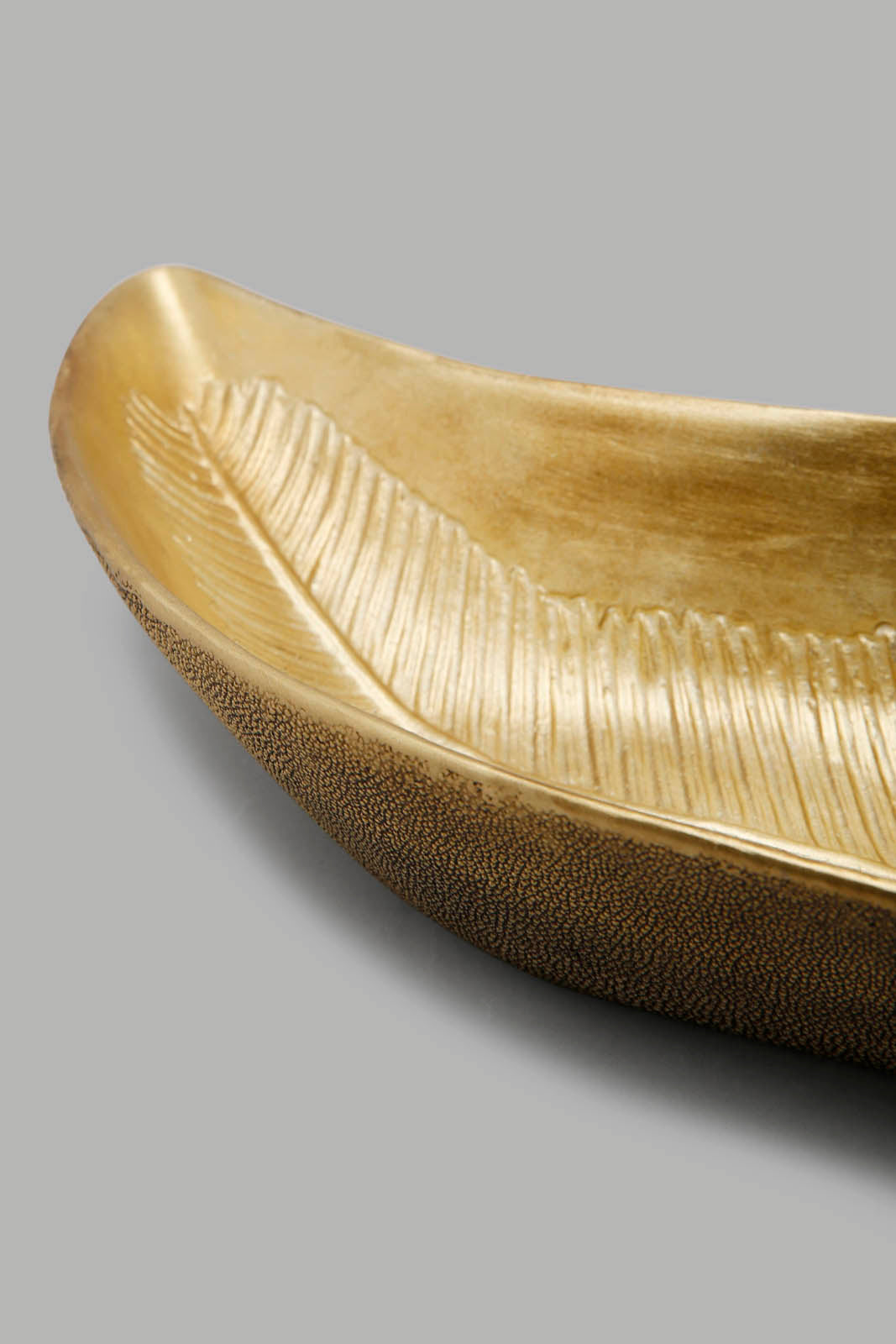 Redtag-Gold-Dottentextured-Twisted-Platter-Category:Giftware,-Colour:Gold,-Deals:New-In,-Filter:Home-Decor,-HMW-HOM-Decorative-Accessories,-LEGACY,-New-In-HMW-HOM,-Non-Sale,-Section:Homewares,-W22O-Home-Decor-