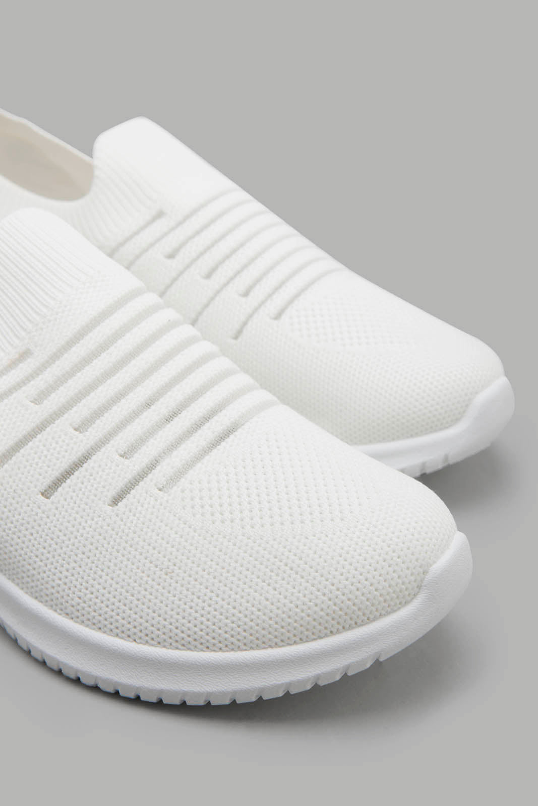 Redtag-White-Slip-On-Sneaker-Category:Trainers,-Colour:White,-Filter:Girls-Footwear-(5-to-14-Yrs),-GSR-Trainers,-New-In,-New-In-GSR-FOO,-Non-Sale,-Section:Girls-(0-to-14Yrs),-W22O-Senior-Girls-5 to 14 Years