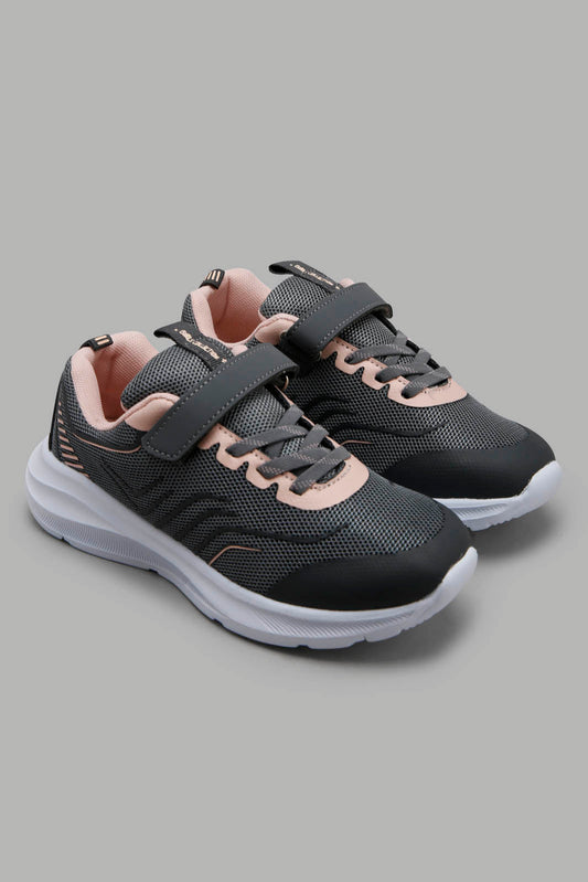 Redtag-Grey-Lace-Up-Trainer-Category:Trainers,-Colour:Grey,-Filter:Girls-Footwear-(5-to-14-Yrs),-GSR-Trainers,-New-In,-New-In-GSR-FOO,-Non-Sale,-Section:Girls-(0-to-14Yrs),-W22A-Senior-Girls-5 to 14 Years