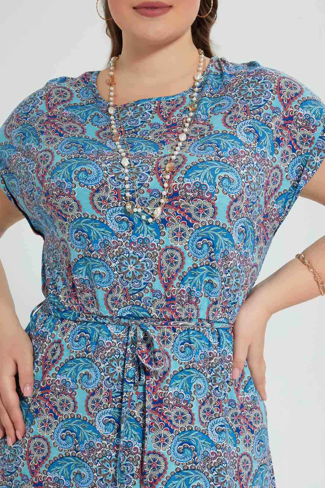 Redtag-Assorted-Floral-Maxi-Dresses-With-Belt-Dresses-Women's-