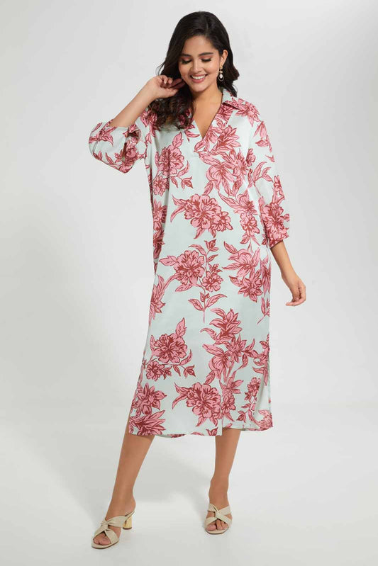 Redtag-Assorted-Printed-Kaftan-Dresses-Women's-
