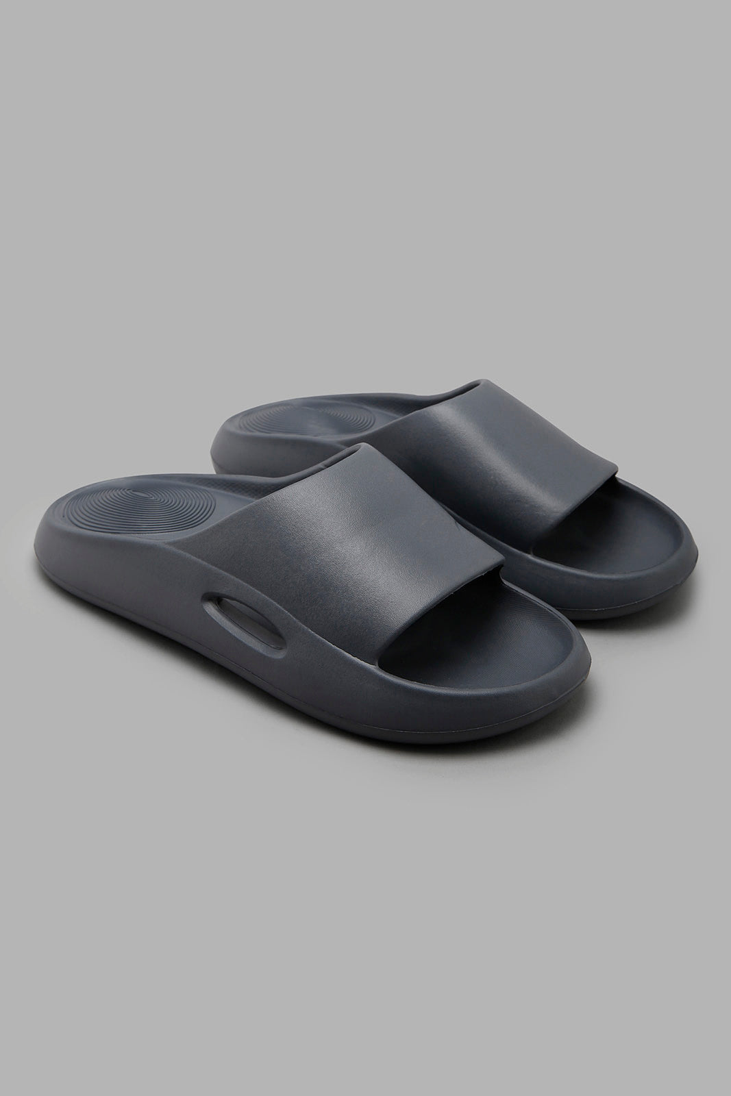Redtag-Mid-Grey-Moulded-Platform-Slide-Category:Flip-Flops,-Colour:Grey,-Filter:Men's-Footwear,-Men-Flip-Flops,-New-In,-New-In-Men-FOO,-Non-Sale,-Section:Men,-W22O-Men's-