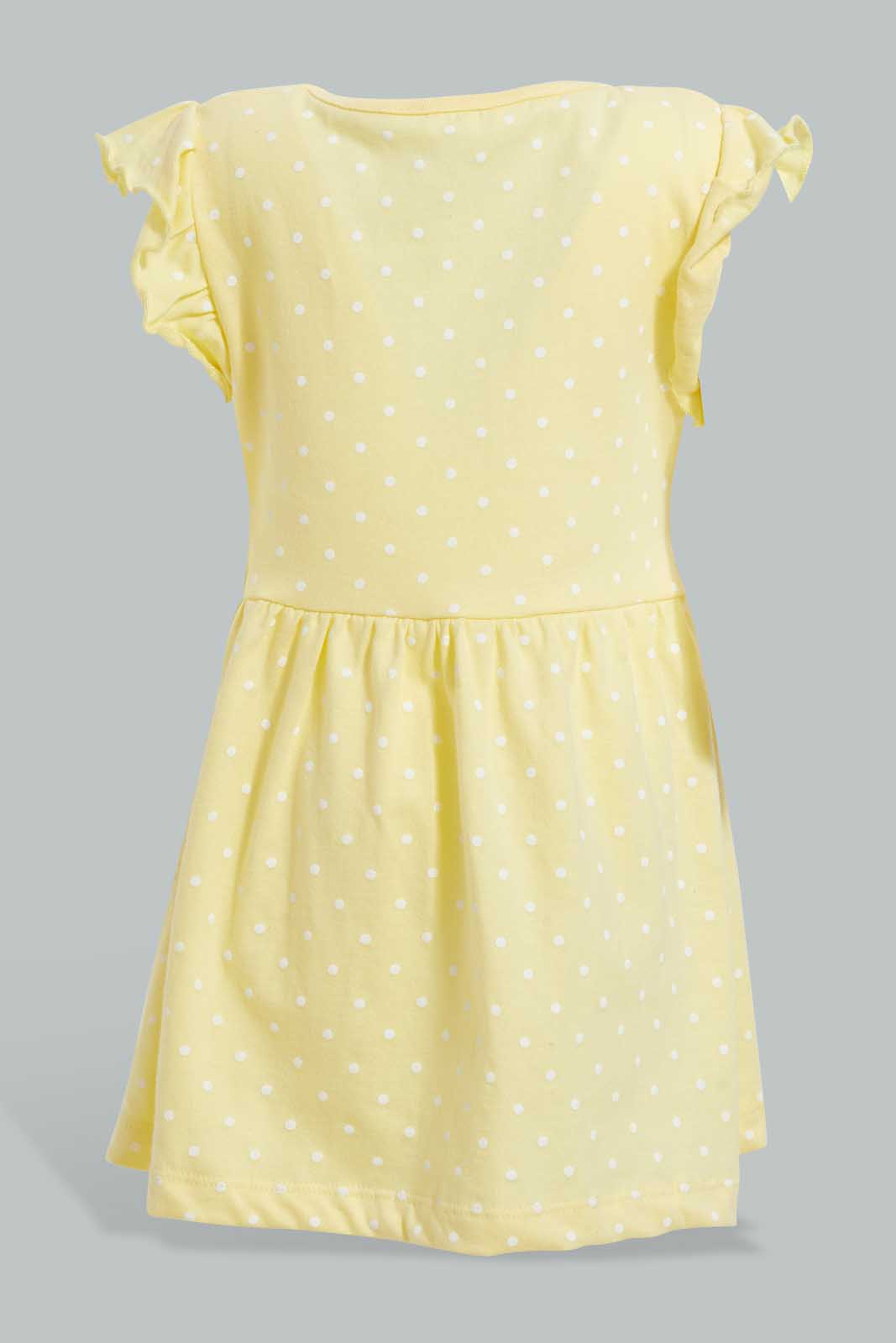 Redtag-Baby-Pink-Printed-/-Solid-Mint-2Pc-Pack-Knit-Dress-Dresses-Infant-Girls-3 to 24 Months